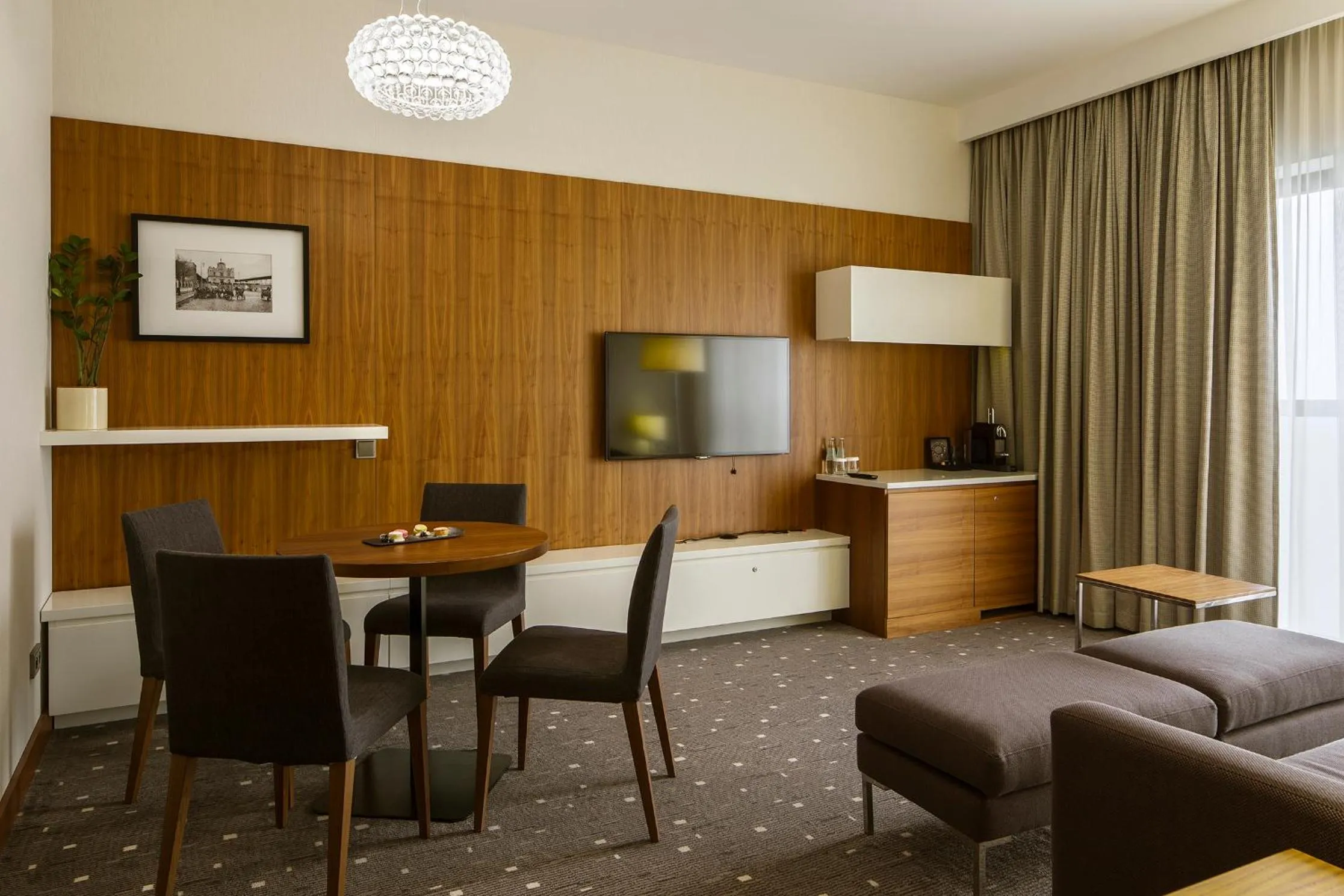 Living room in DoubleTree by Hilton Łódź