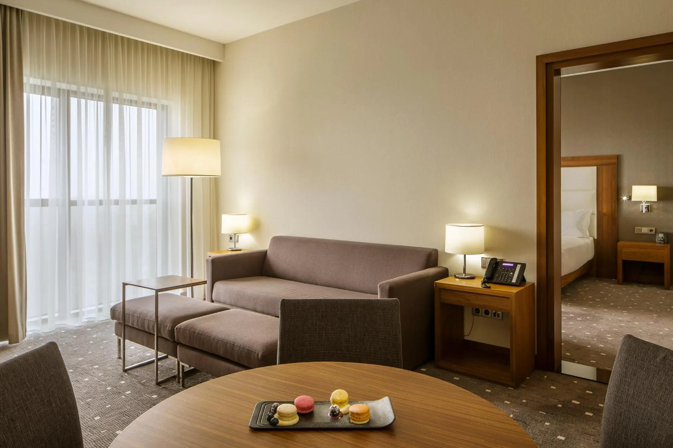 Living room in DoubleTree by Hilton Łódź