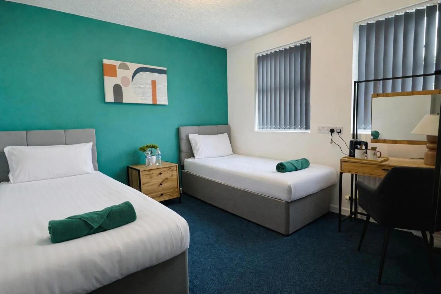 Twin Room with Shared Bathroom in Royal Chambers Liverpool