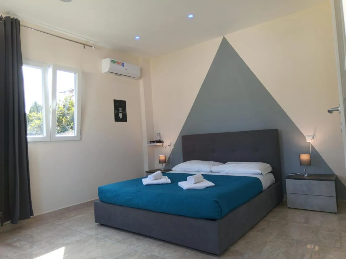 Bed in Villa Gelsomino Garden