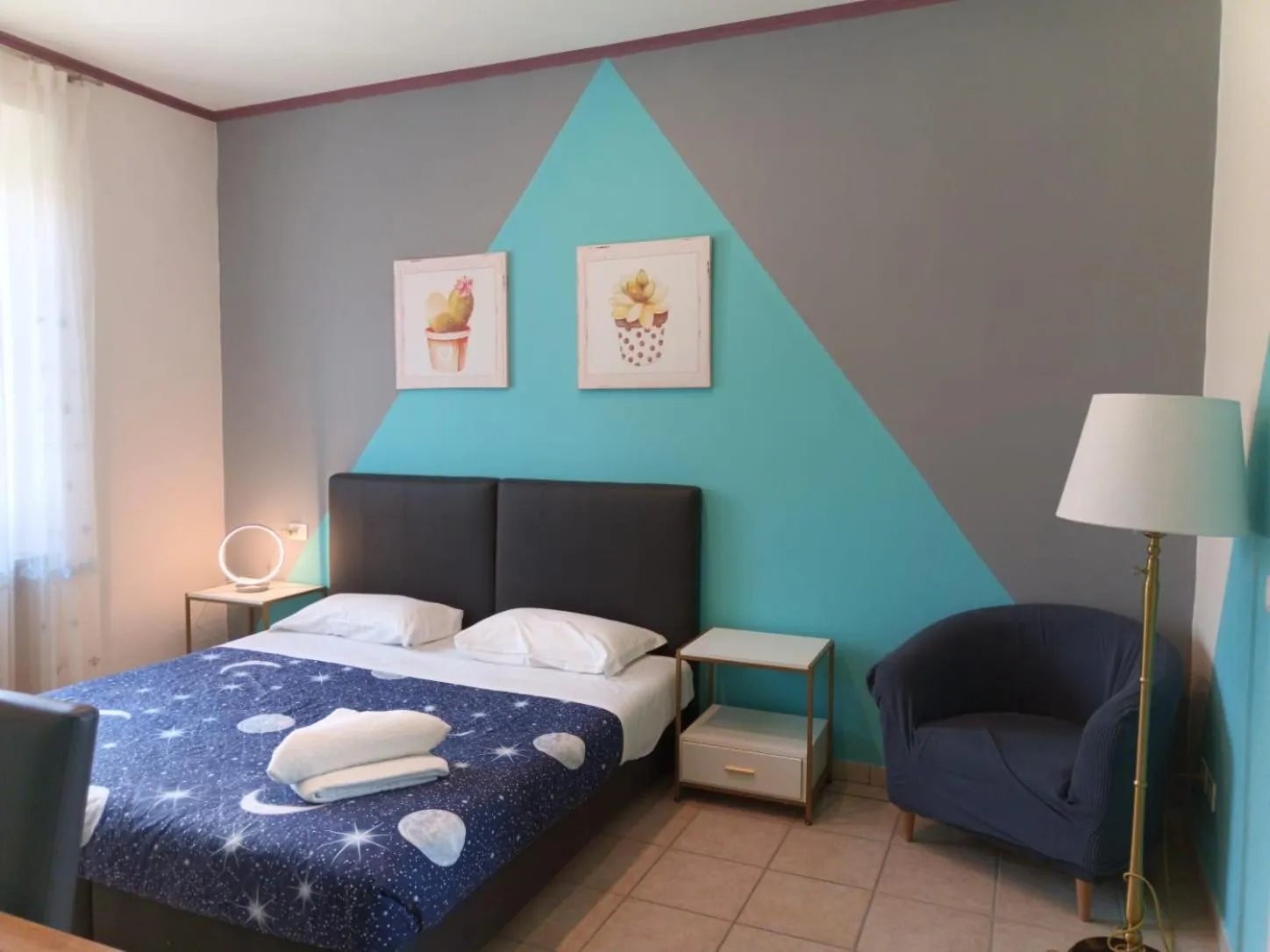 Bed in Villa Gelsomino Garden