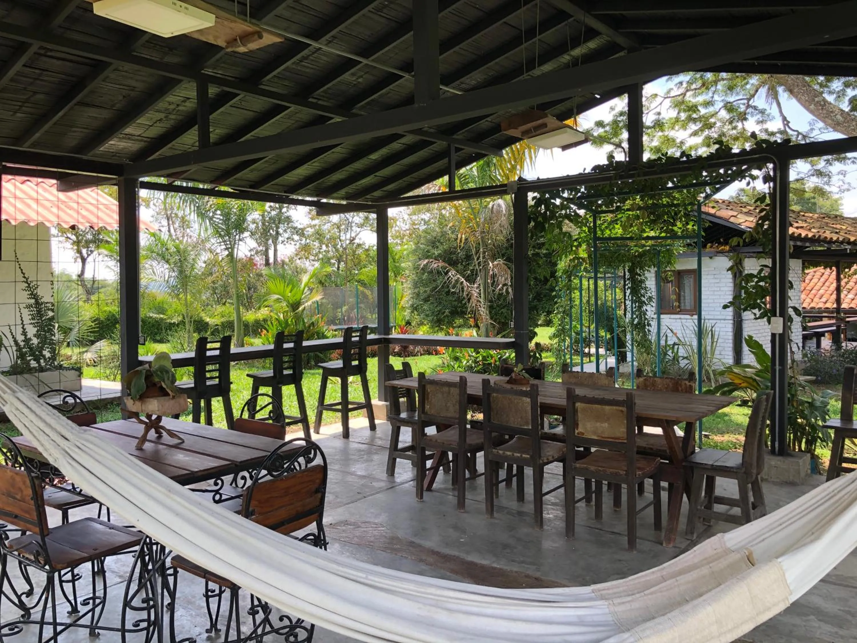 BBQ facilities in Finca Hotel Brasilia