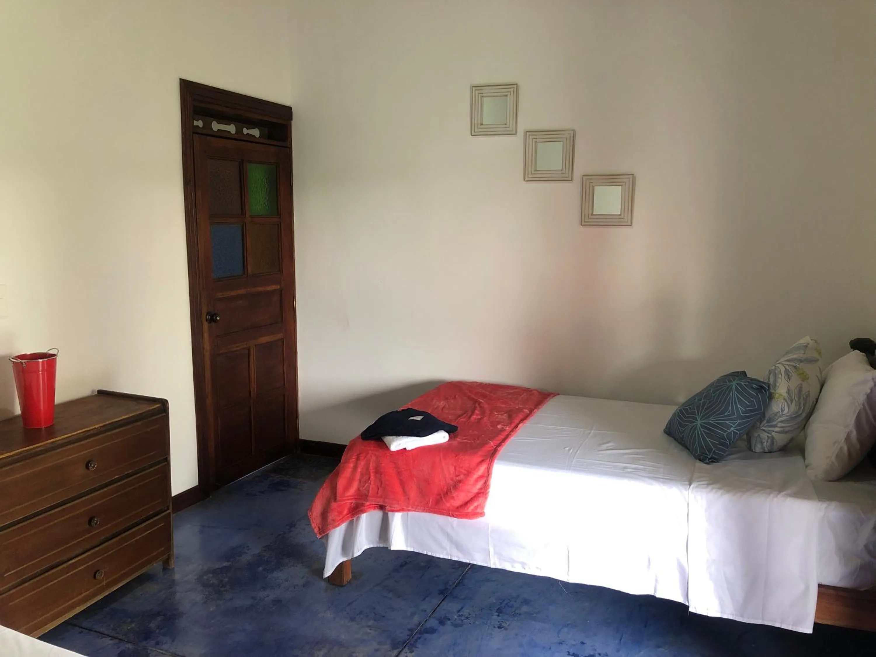 Bed in Finca Hotel Brasilia