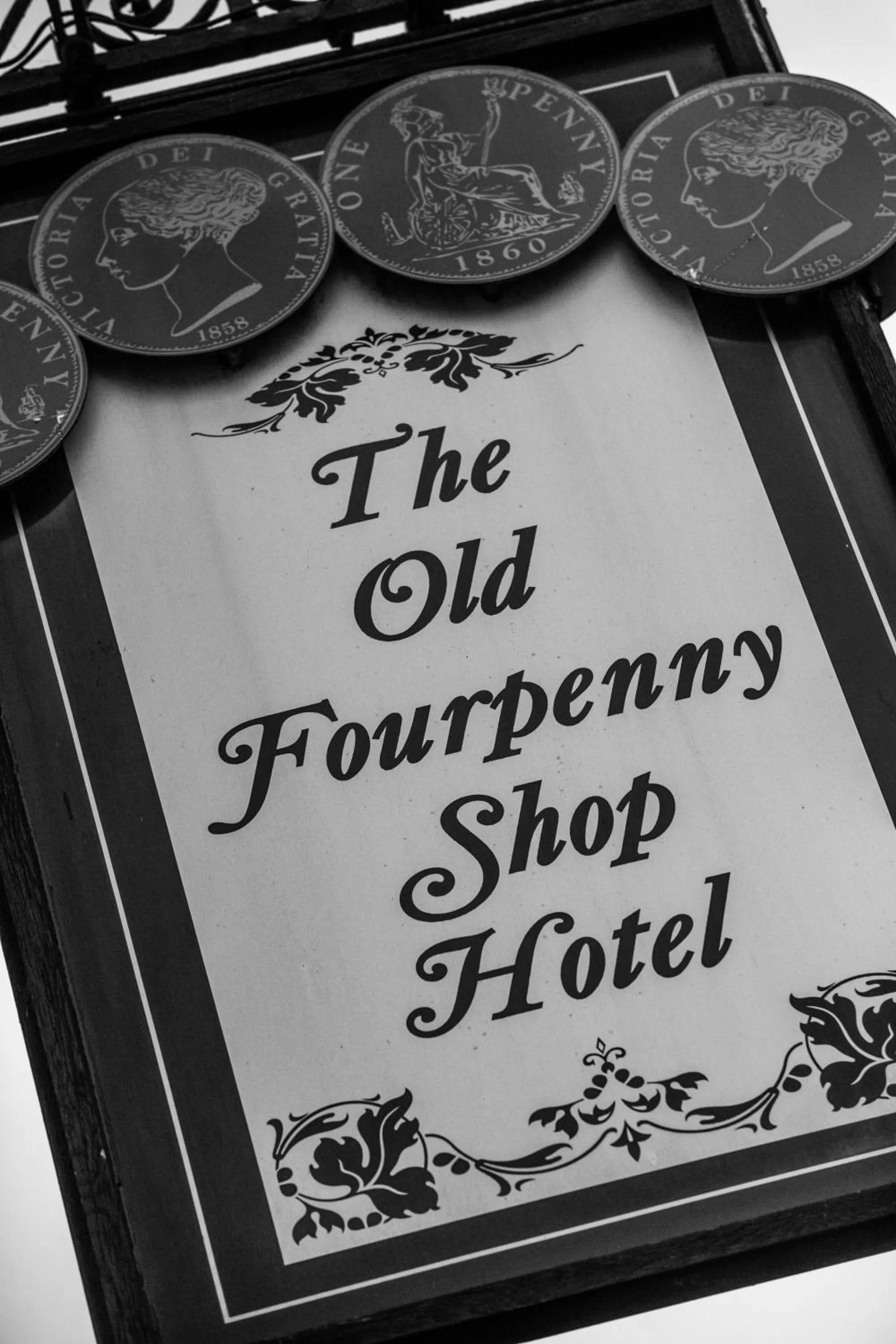 Property logo or sign in The Old Fourpenny Hotel