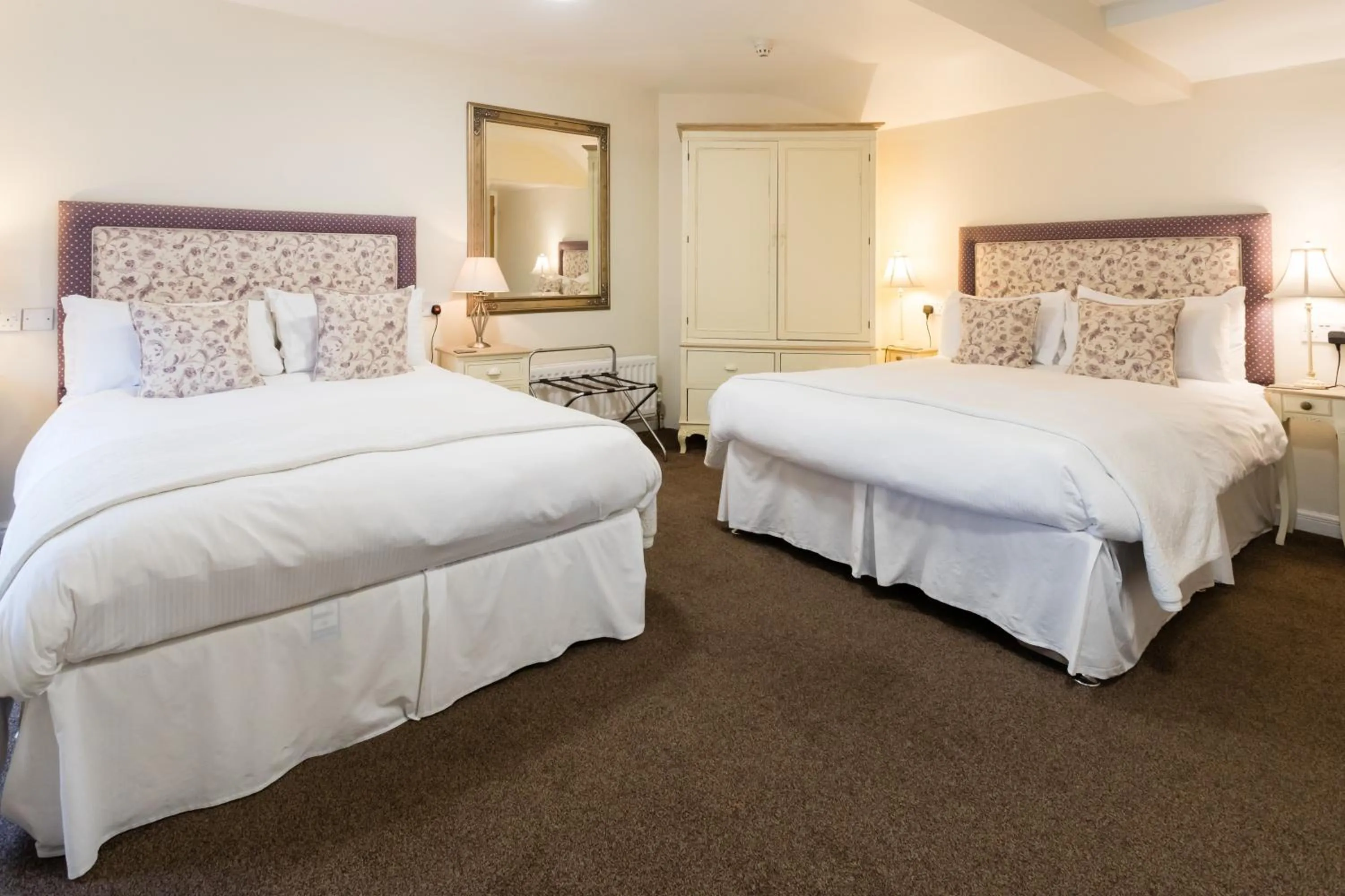 Bed in The Old Fourpenny Hotel