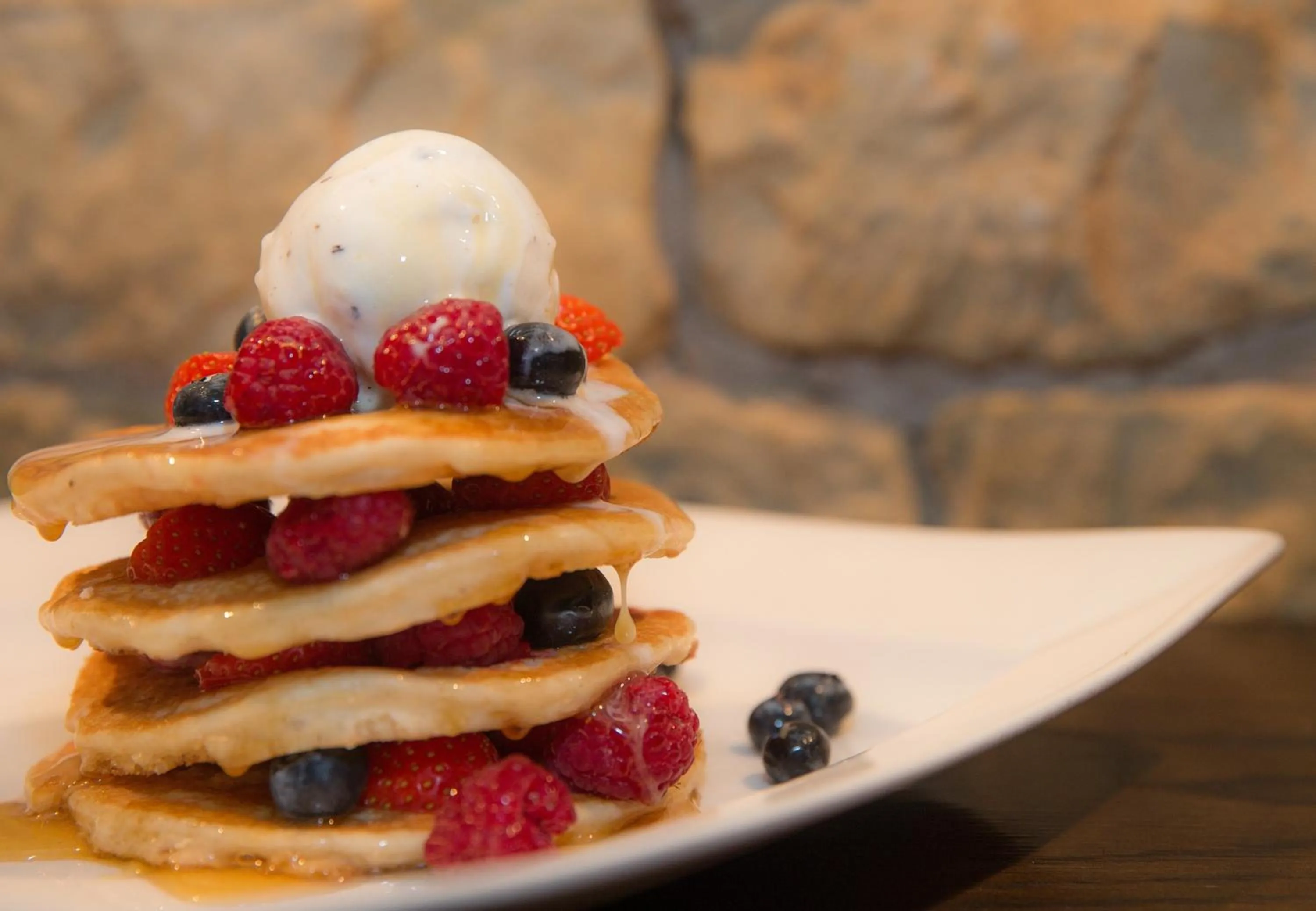 Food close-up in The Old Fourpenny Hotel