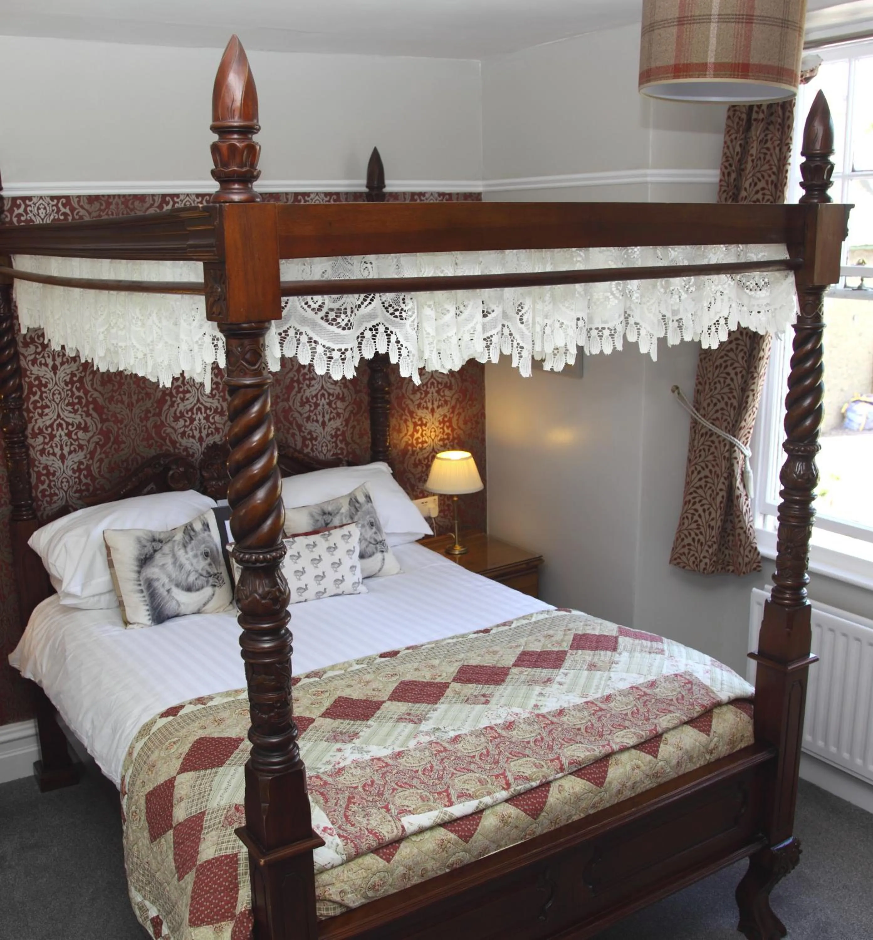 Decorative detail, Bed in Kirkwood Guest House