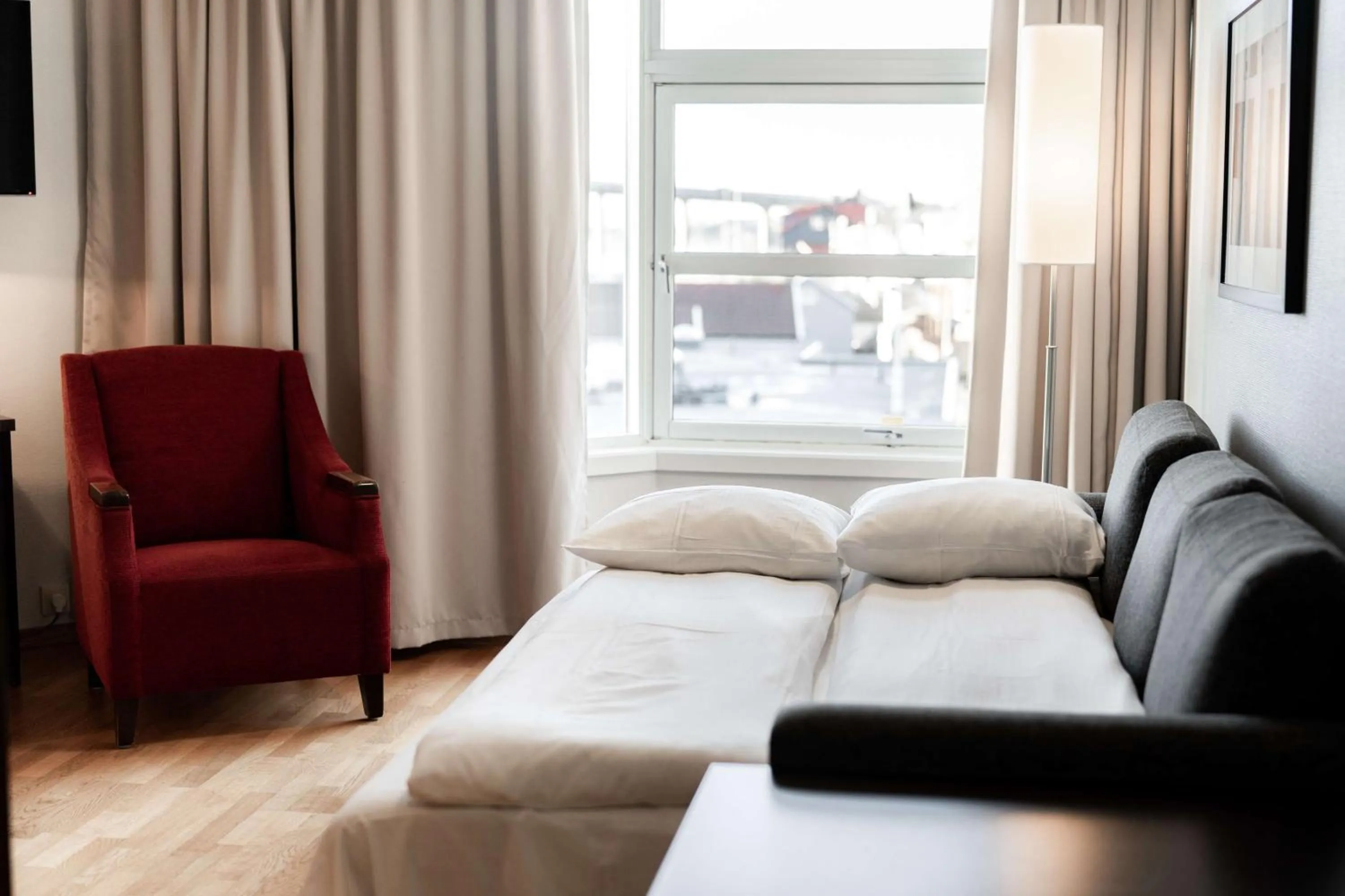 Bedroom, Bed in Scandic Kristiansund