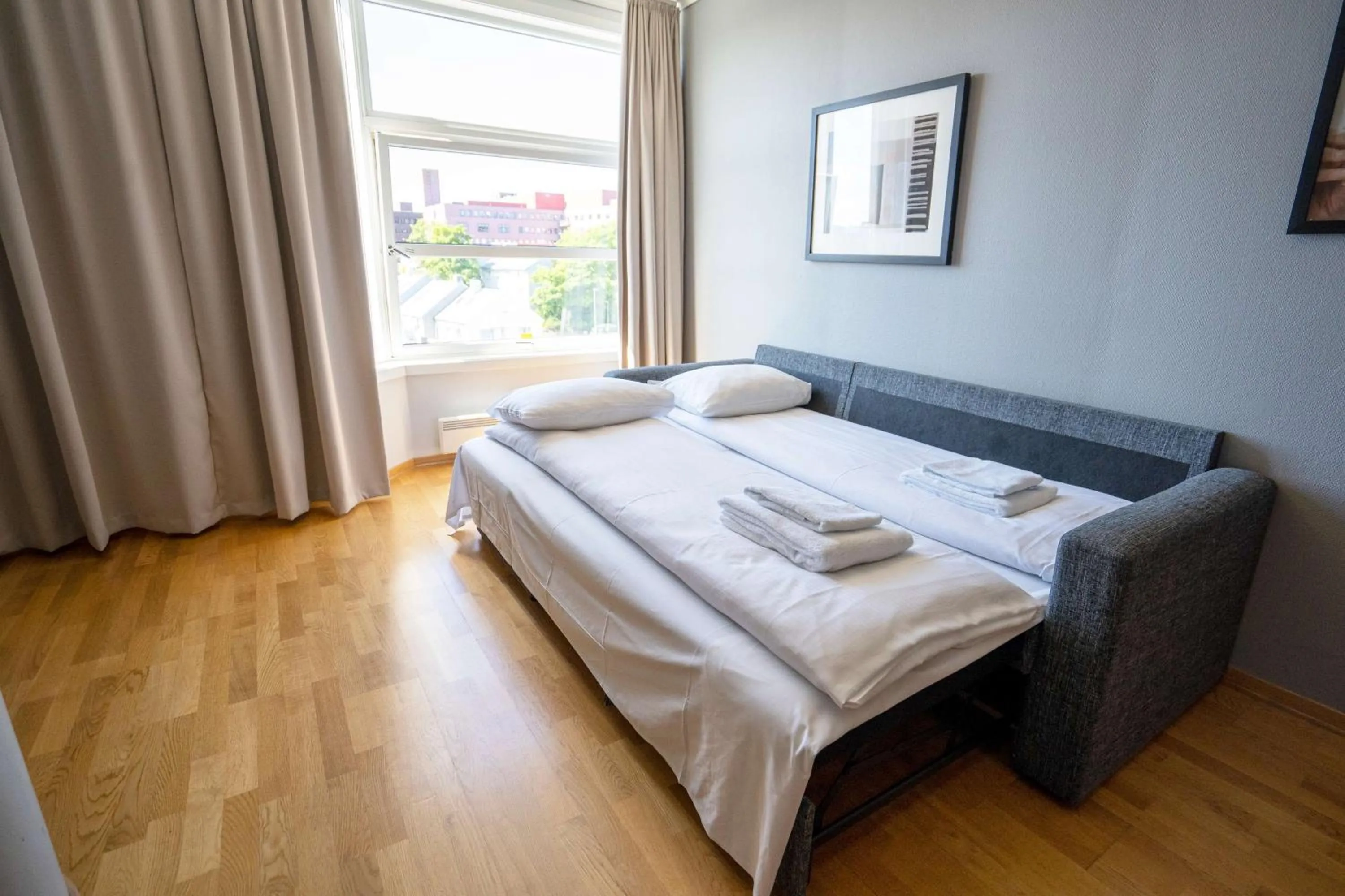 Bedroom, Bed in Scandic Kristiansund