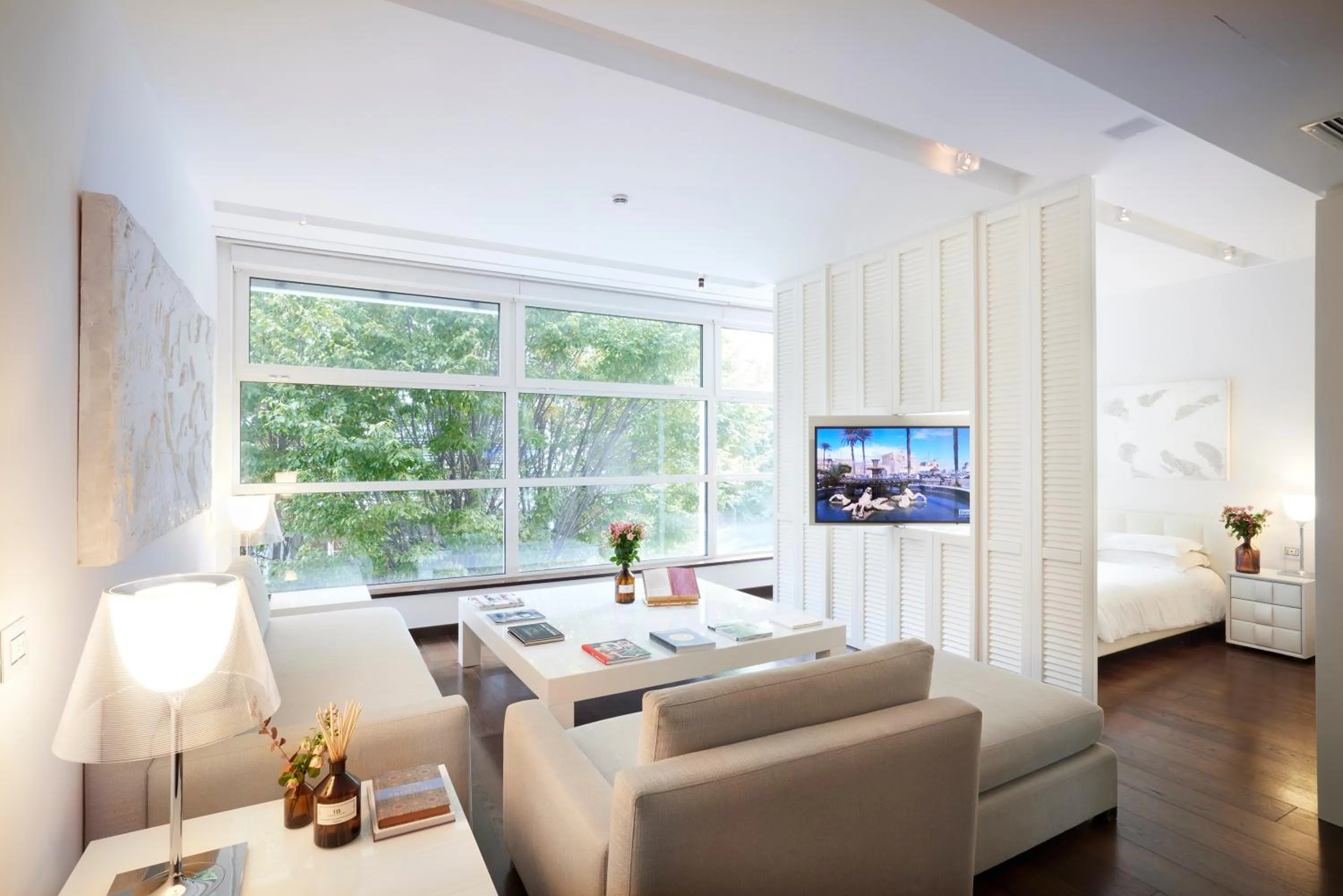 Living room in Magna Pars l'Hotel à Parfum