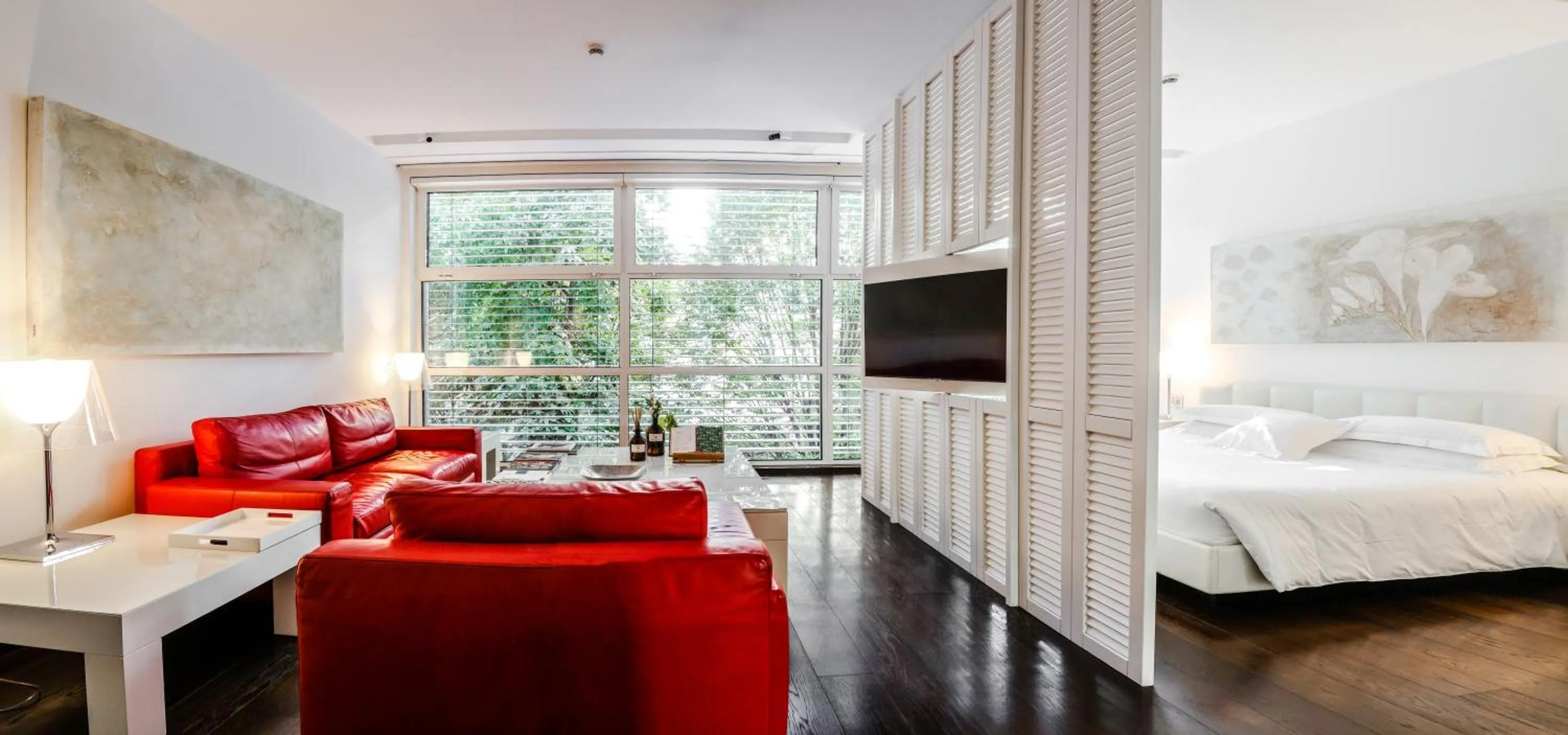 Bed in Magna Pars l'Hotel à Parfum