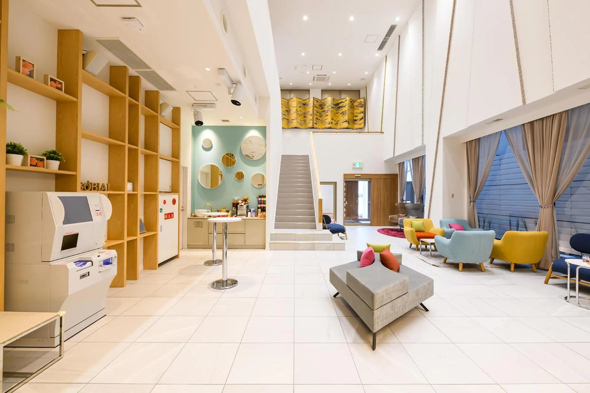 Lobby or reception in Hotel Sobial Namba Daikokucho