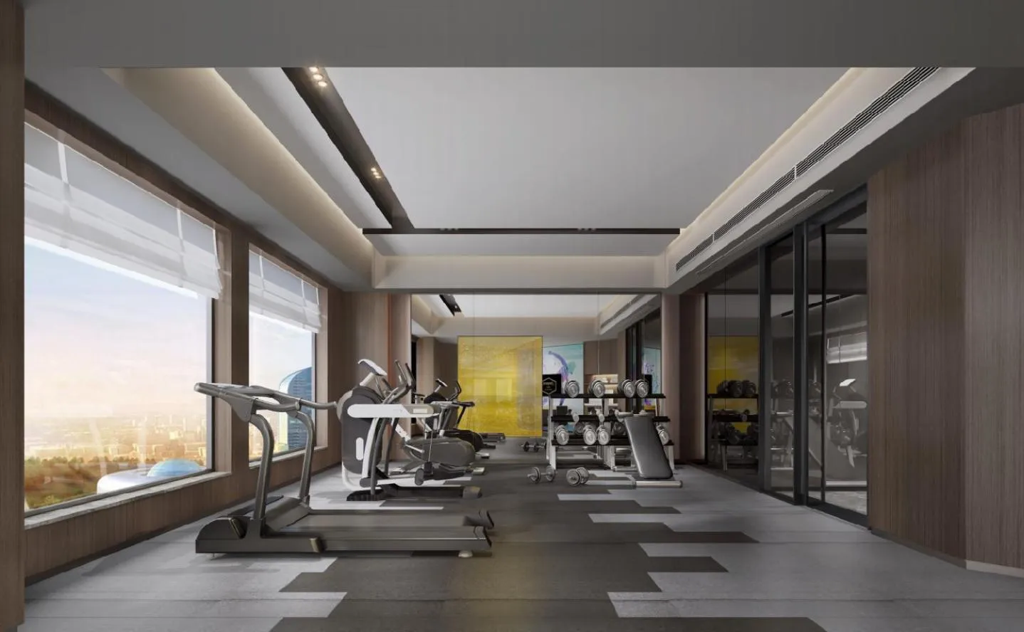 Fitness centre/facilities in Hampton By Hilton Hangzhou Future Sign Technology City