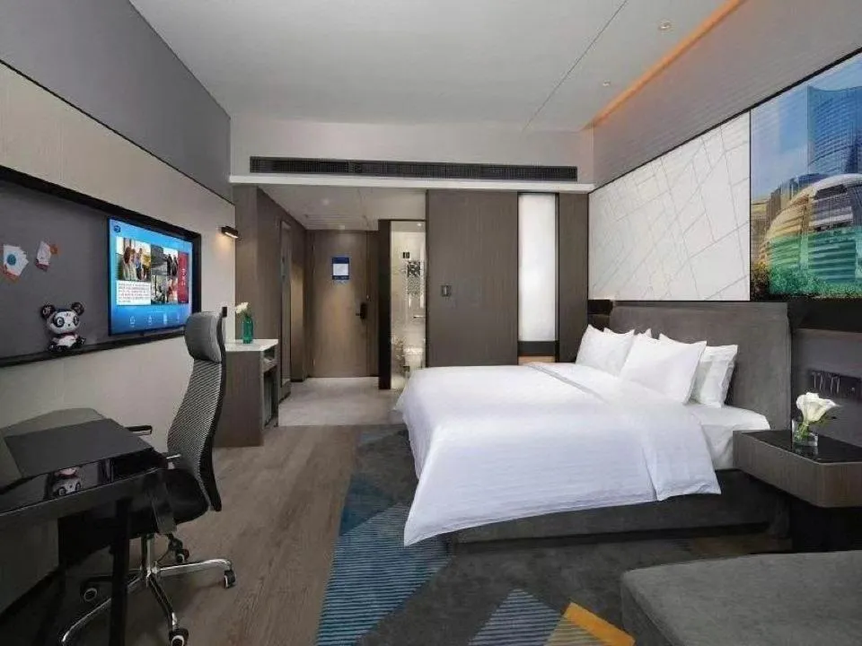 Bed in Hampton By Hilton Hangzhou Future Sign Technology City