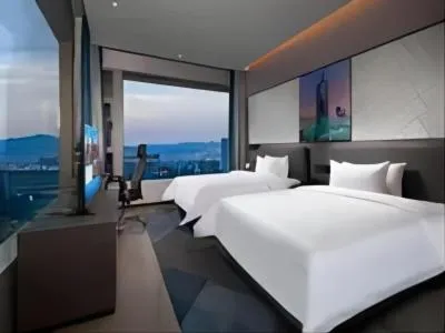 Bed in Hampton By Hilton Hangzhou Future Sign Technology City