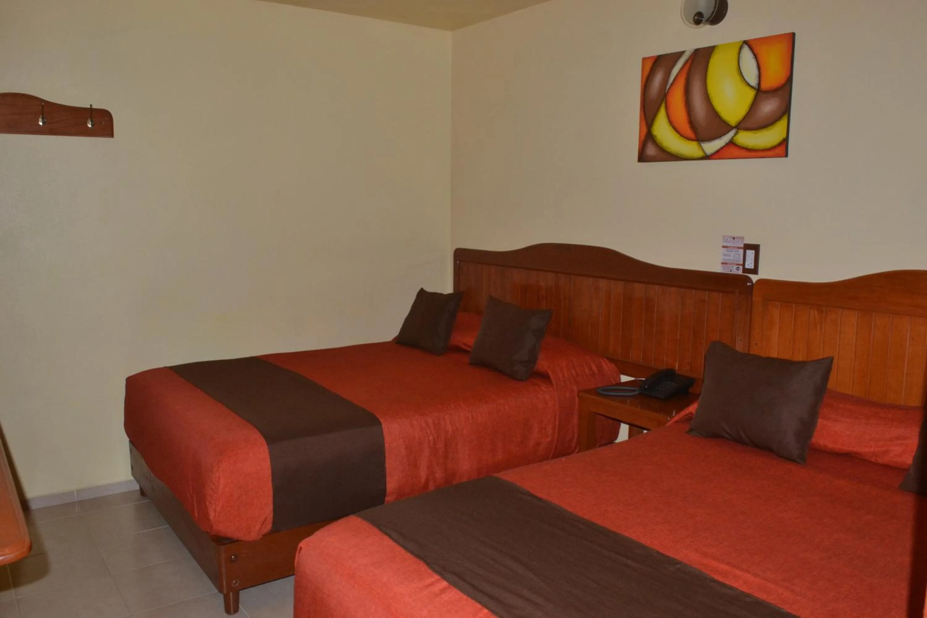 Bed in Hotel Márquez