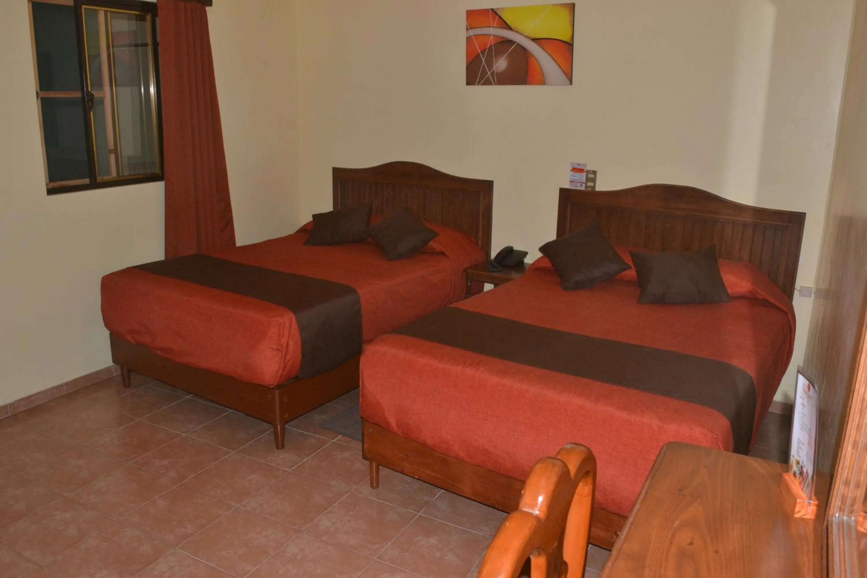 Bed in Hotel Márquez