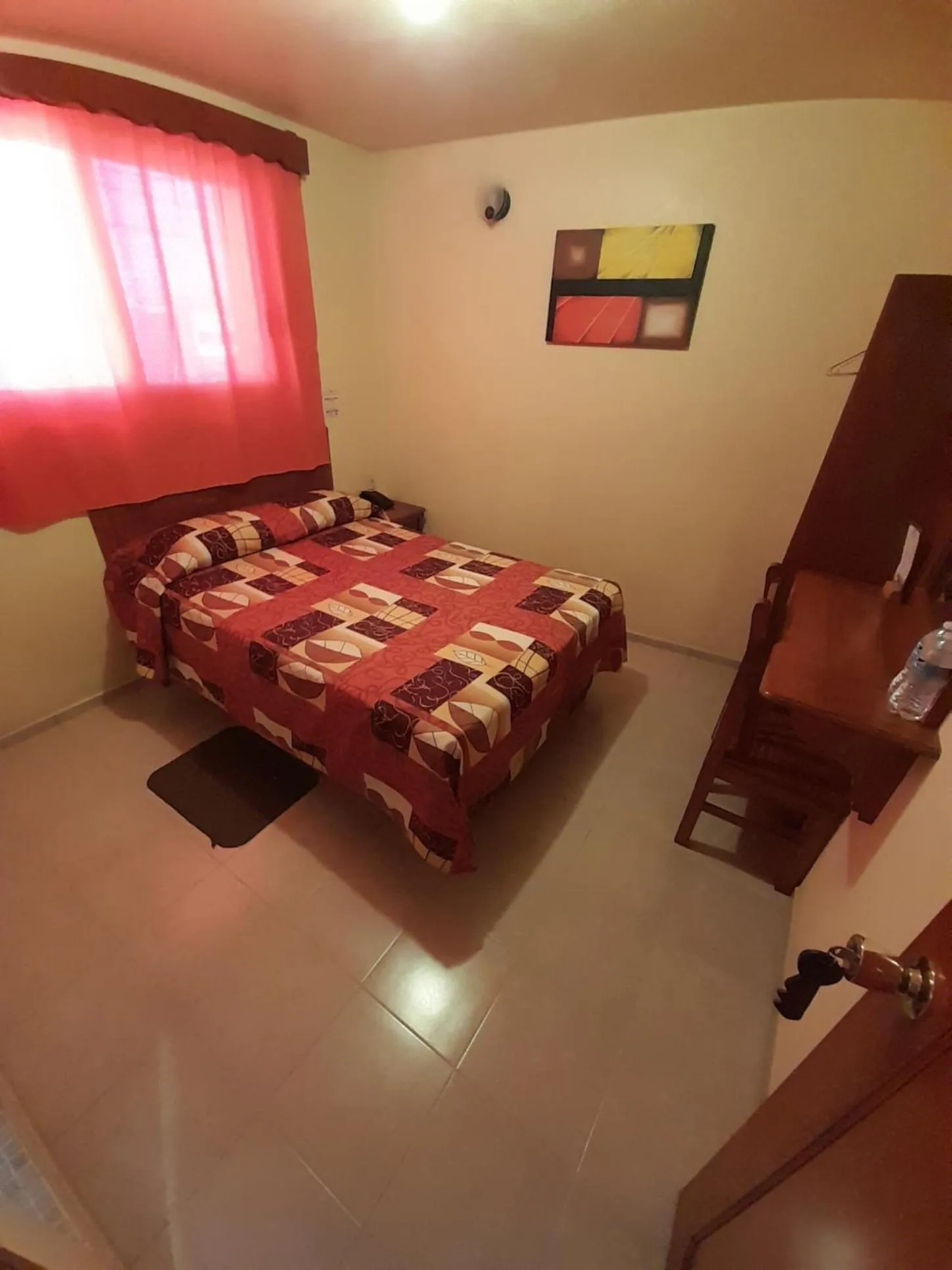 Bed in Hotel Márquez