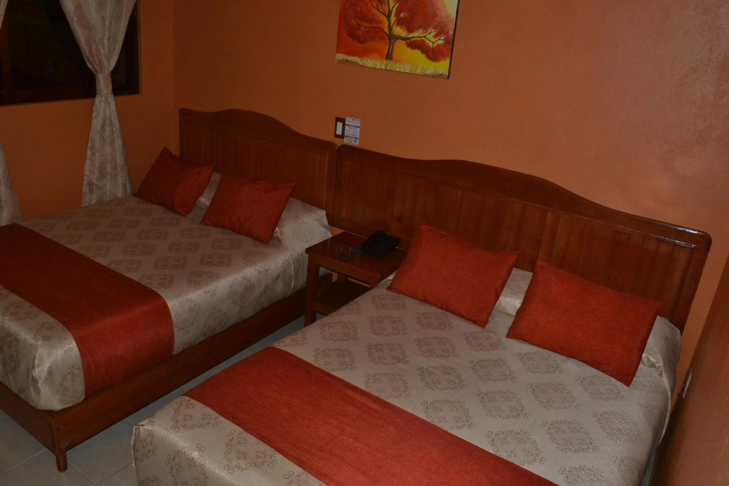 Bed in Hotel Márquez