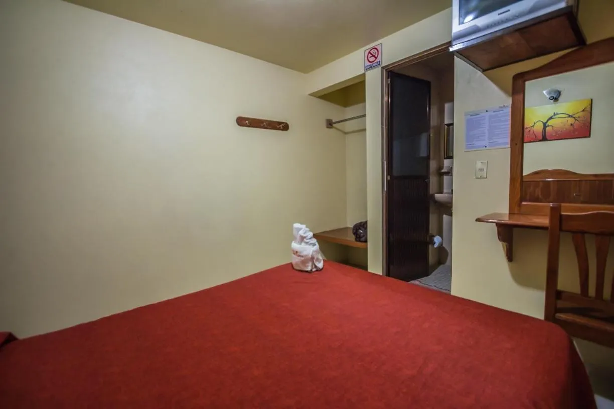 Bed in Hotel Márquez