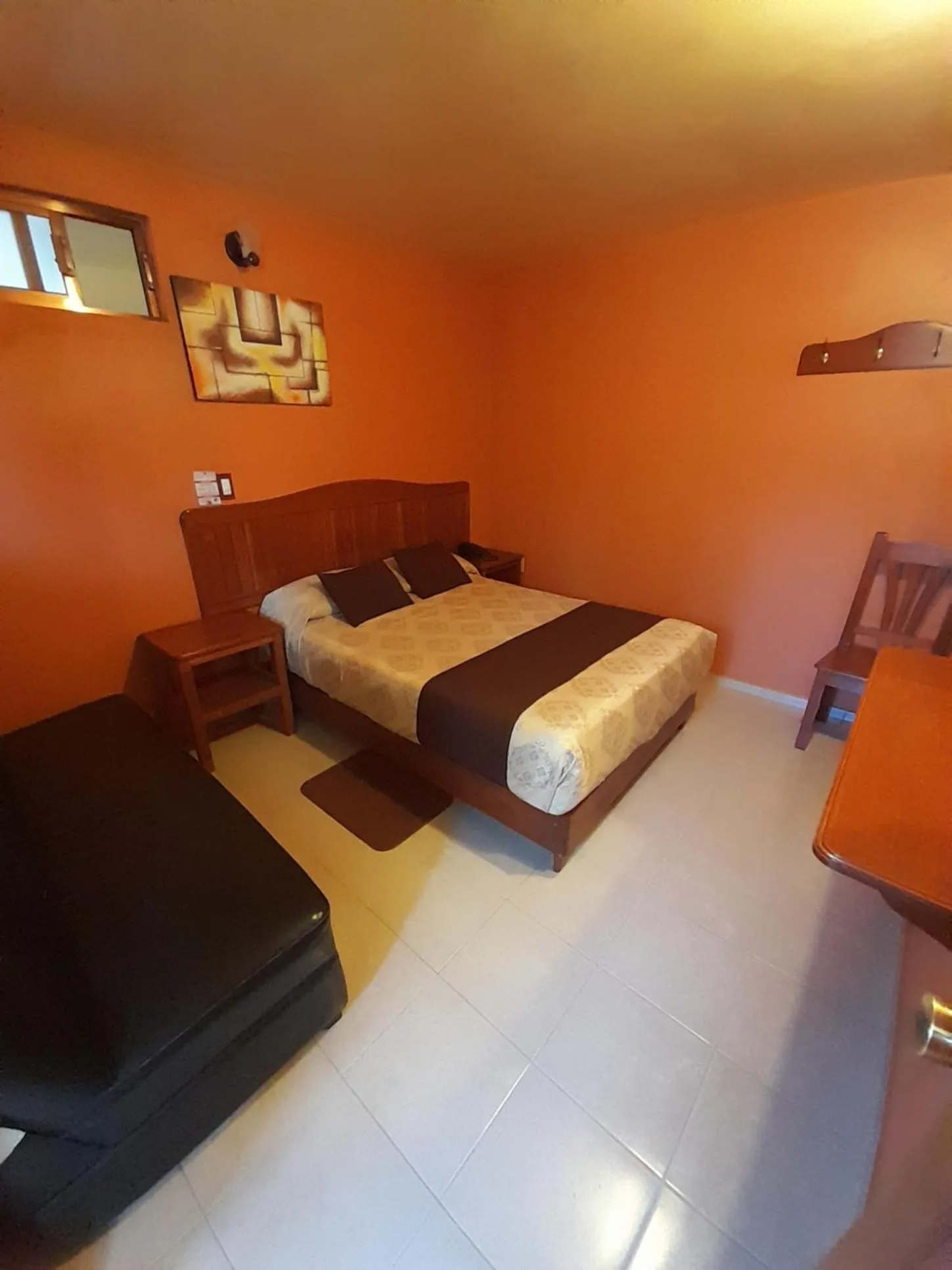 Bed in Hotel Márquez