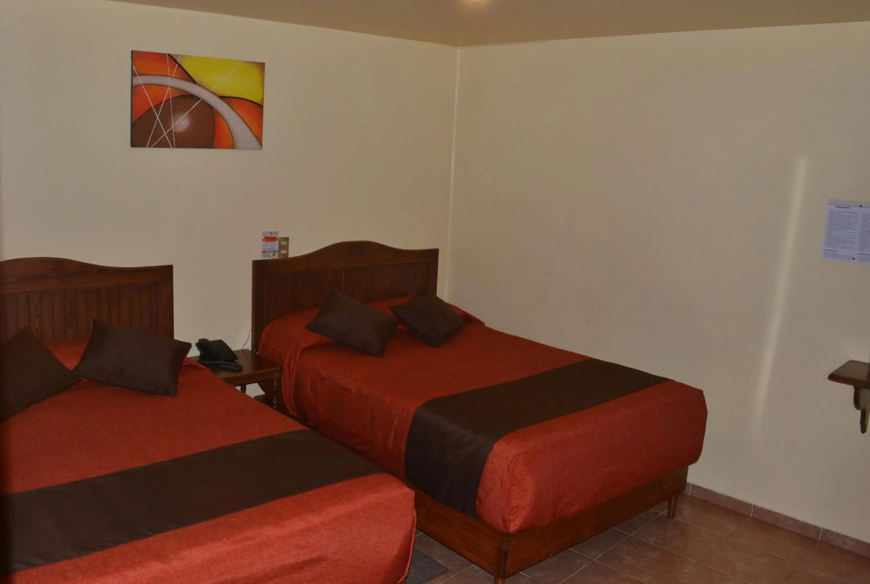 Bed in Hotel Márquez