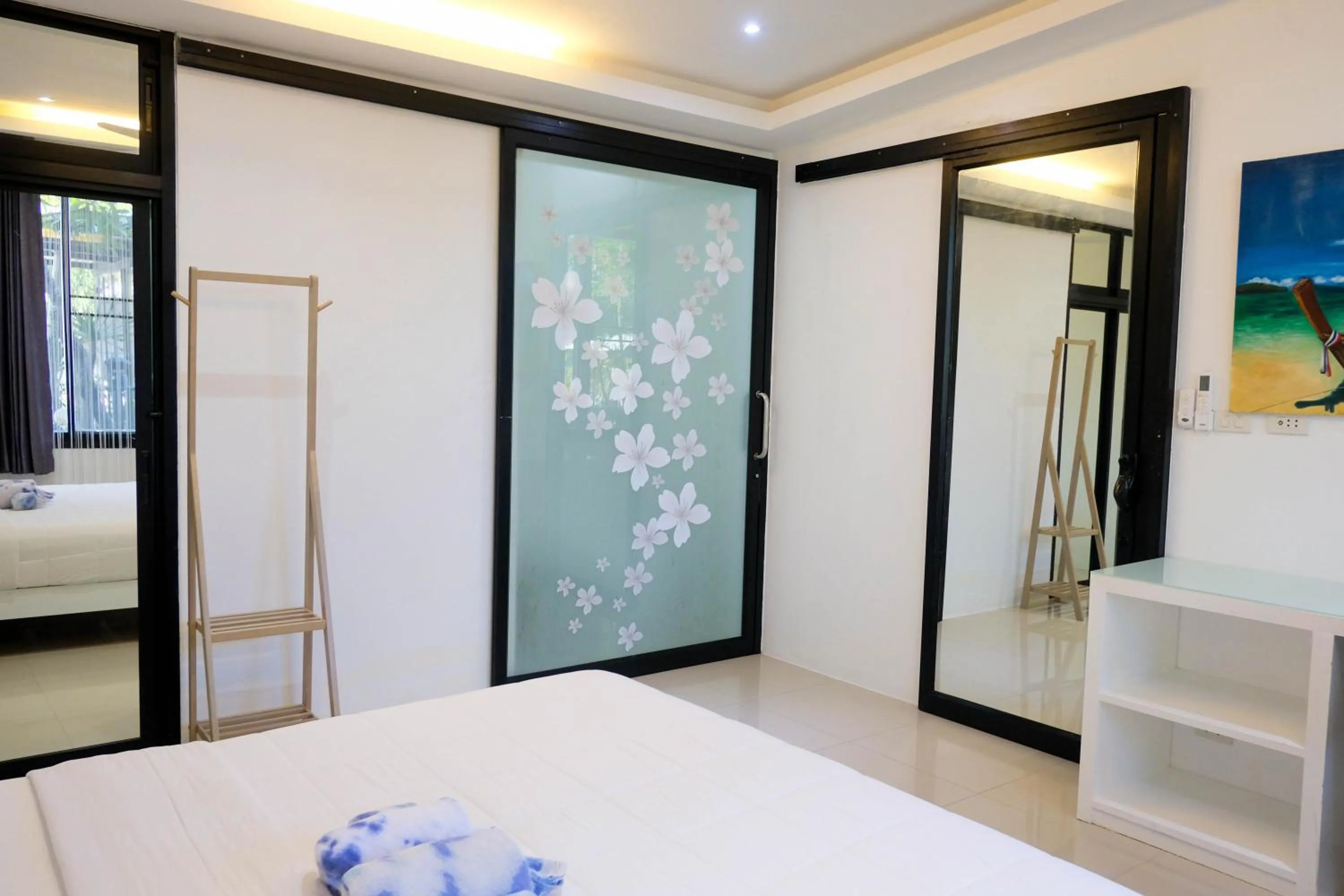 Bedroom, Bed in Baan Poon Garden