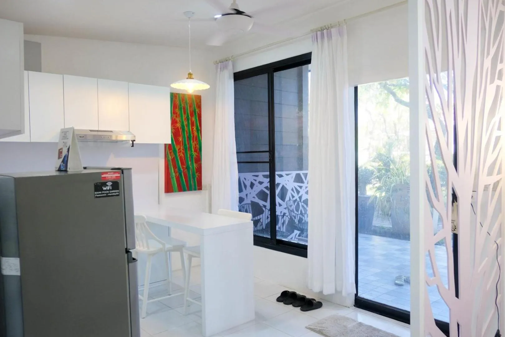 Facade/entrance in Baan Poon Garden