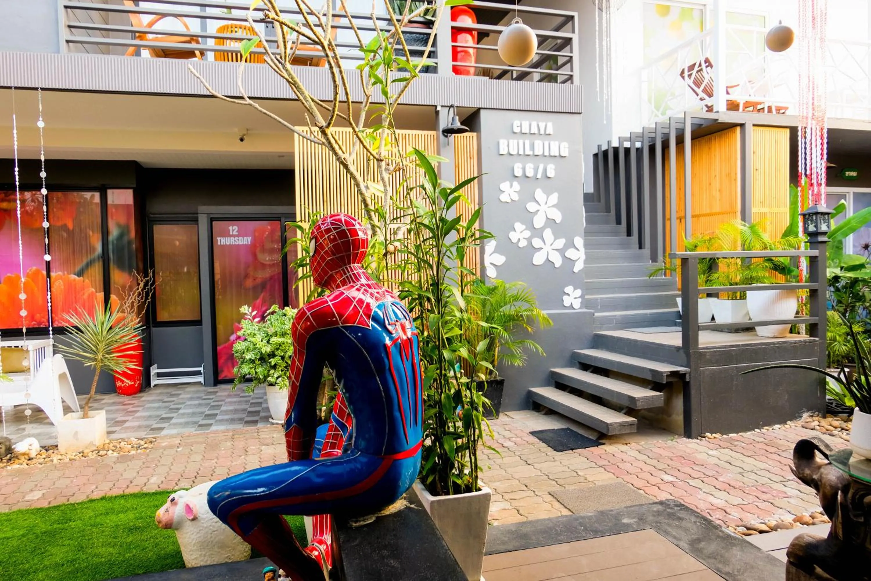 Facade/entrance in Baan Poon Garden