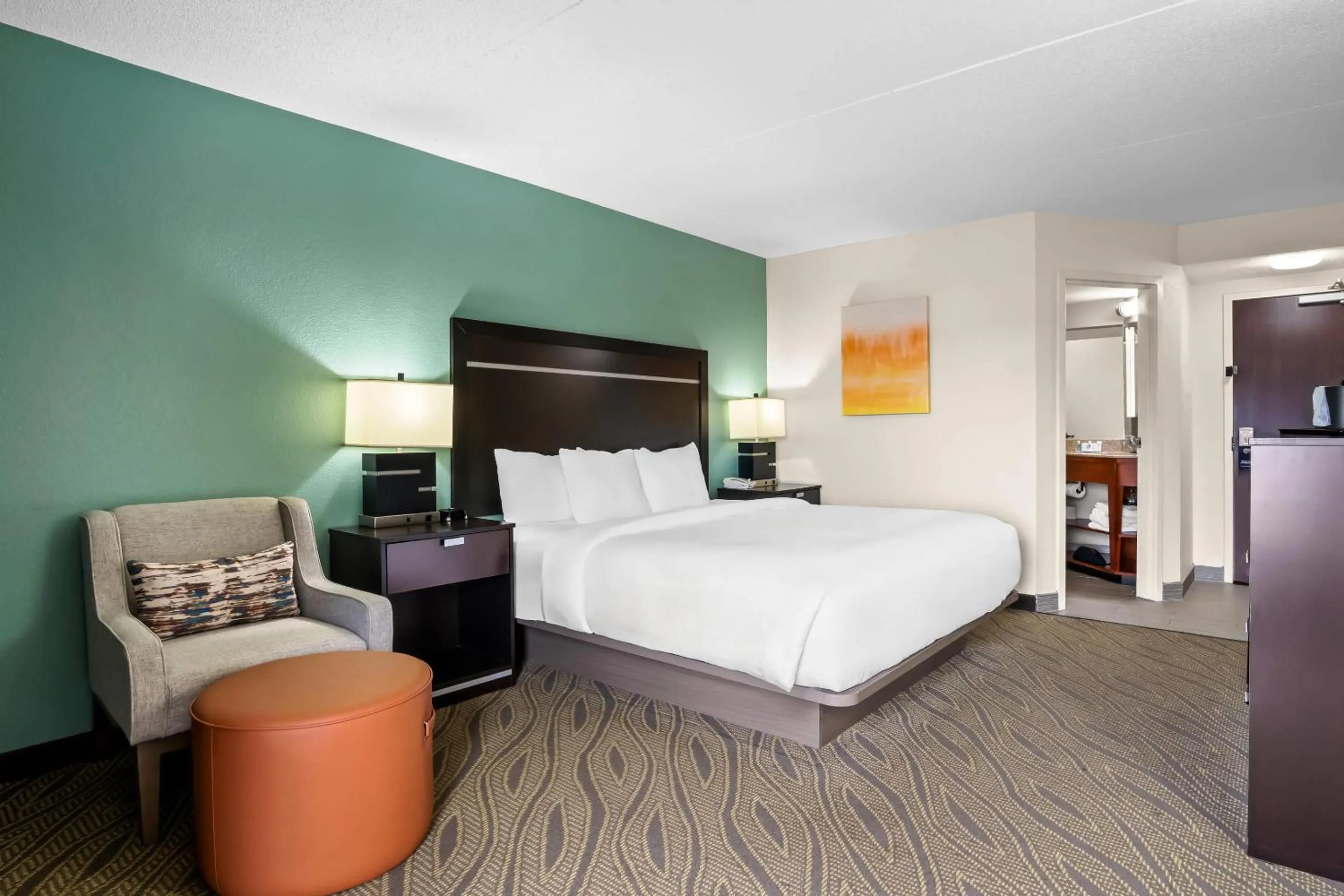 Bedroom, Bed in Comfort Inn Cadillac