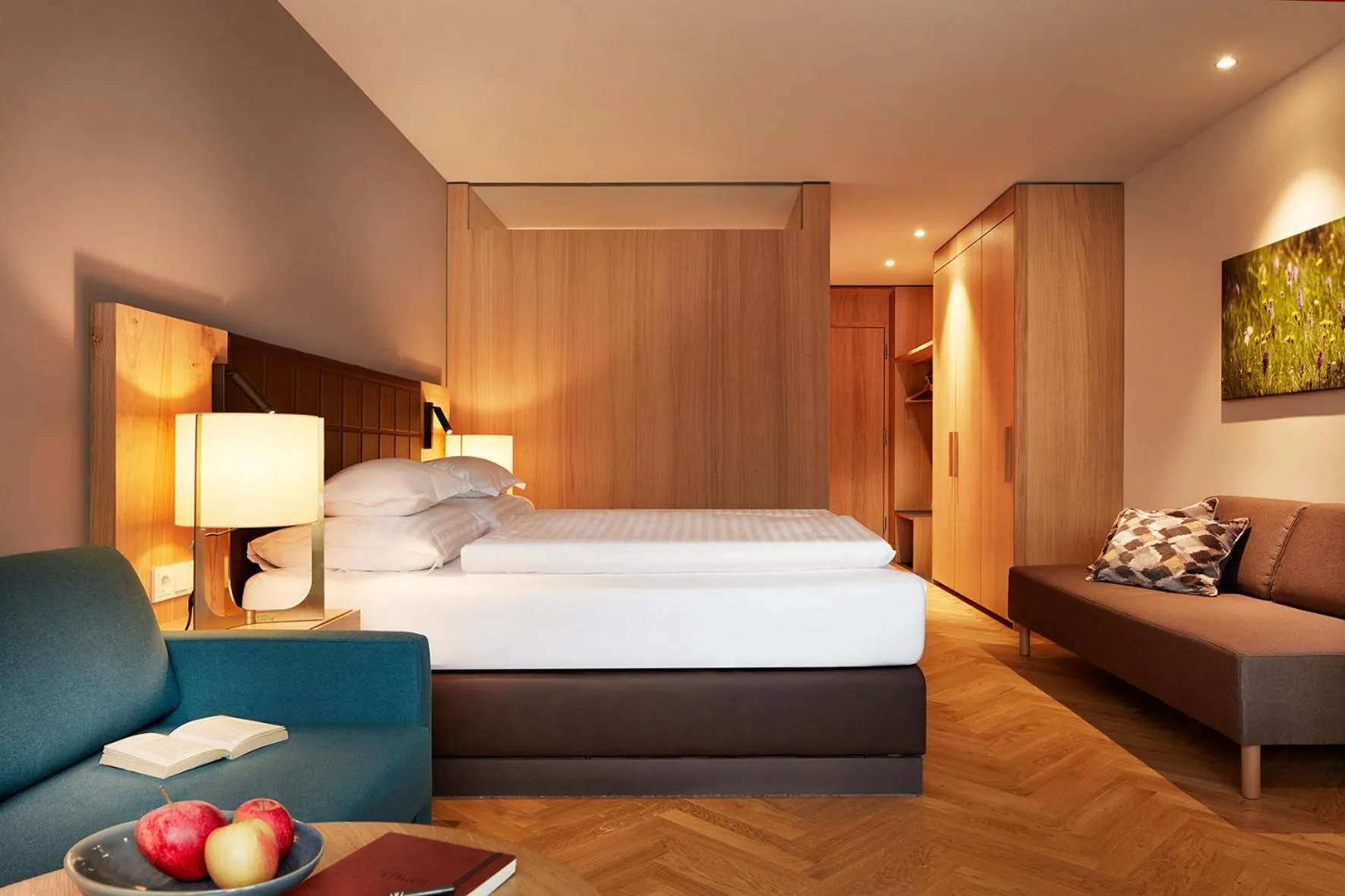 Bed in Hotel die Wälderin-Wellness, Sport & Natur