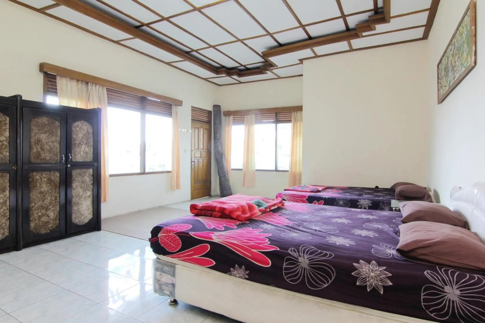 Bedroom, Bed in Villa Penginapan Purnama