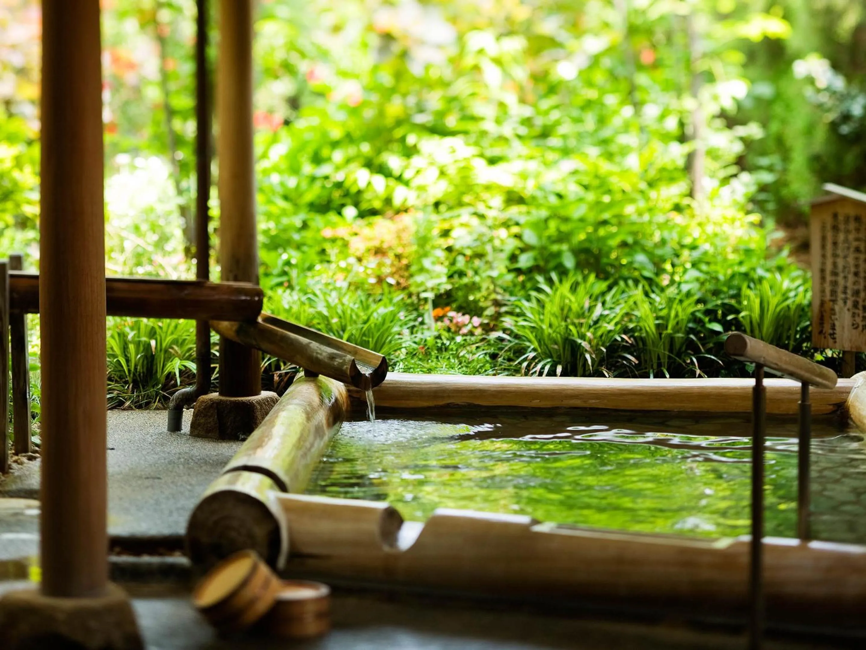 Hot Spring Bath in Yumoto Konpira Onsen Hananoyu Kobaitei