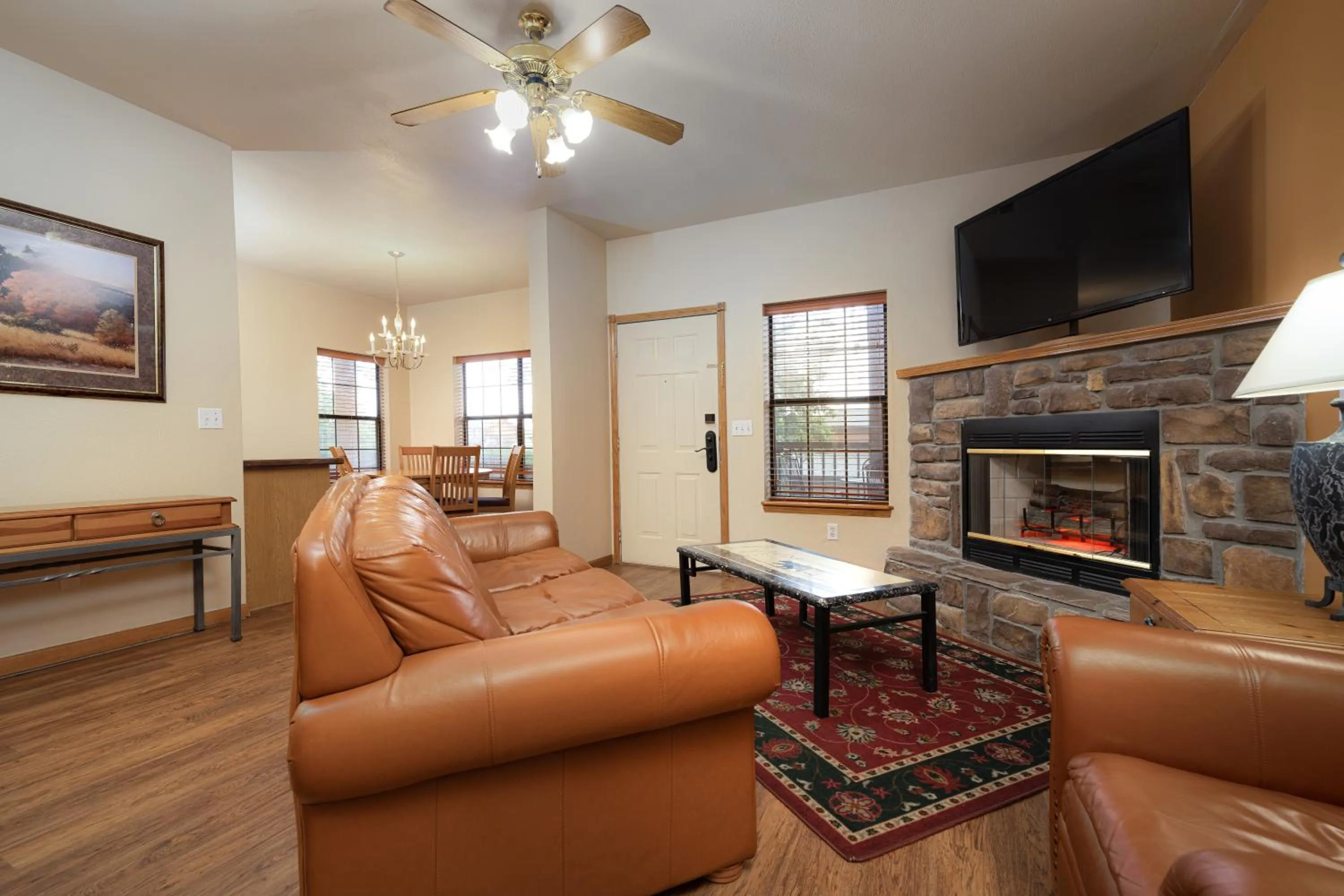 Living room in Westgate Branson Woods Resort