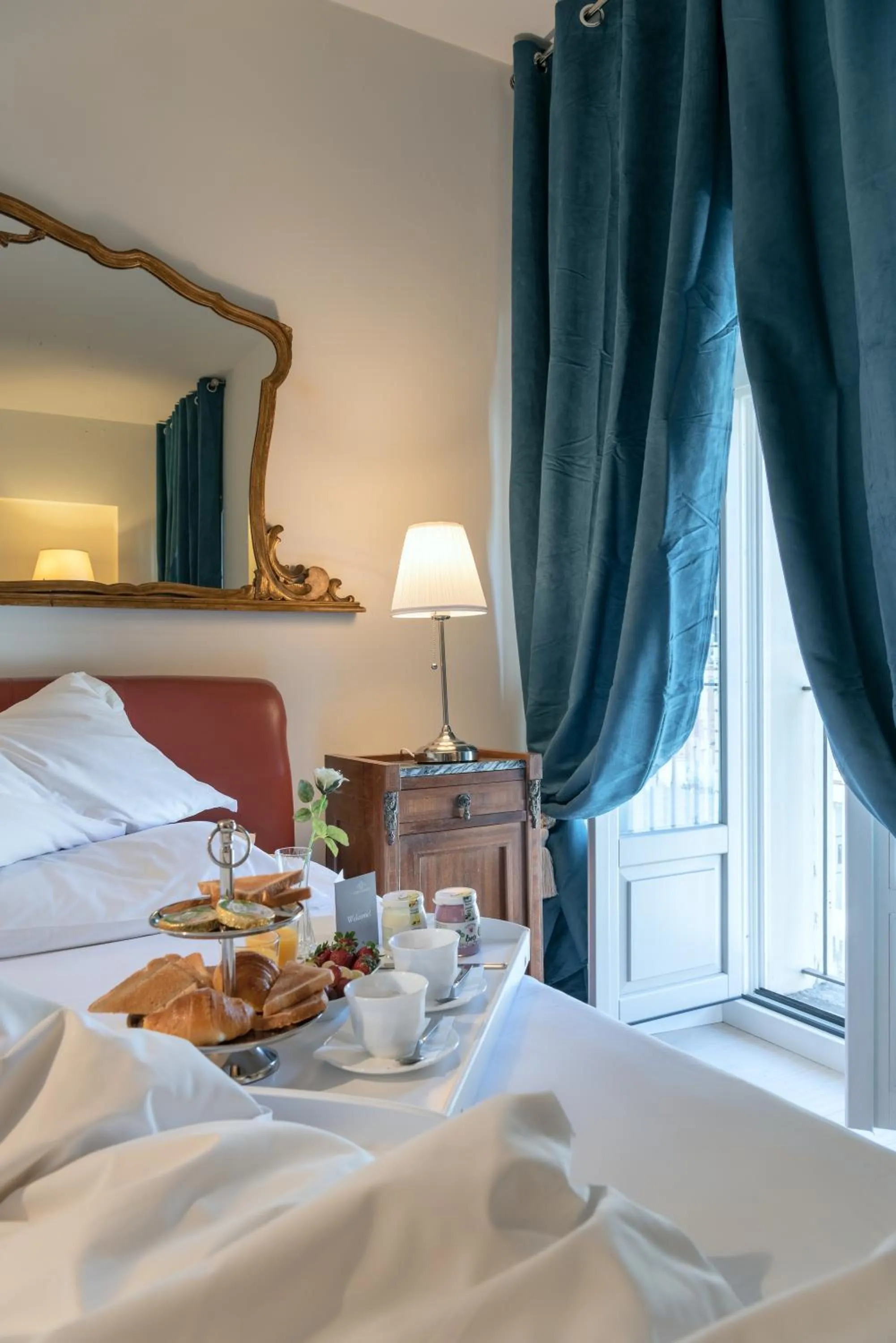 Bed in Corte Realdi Luxury Rooms Torino