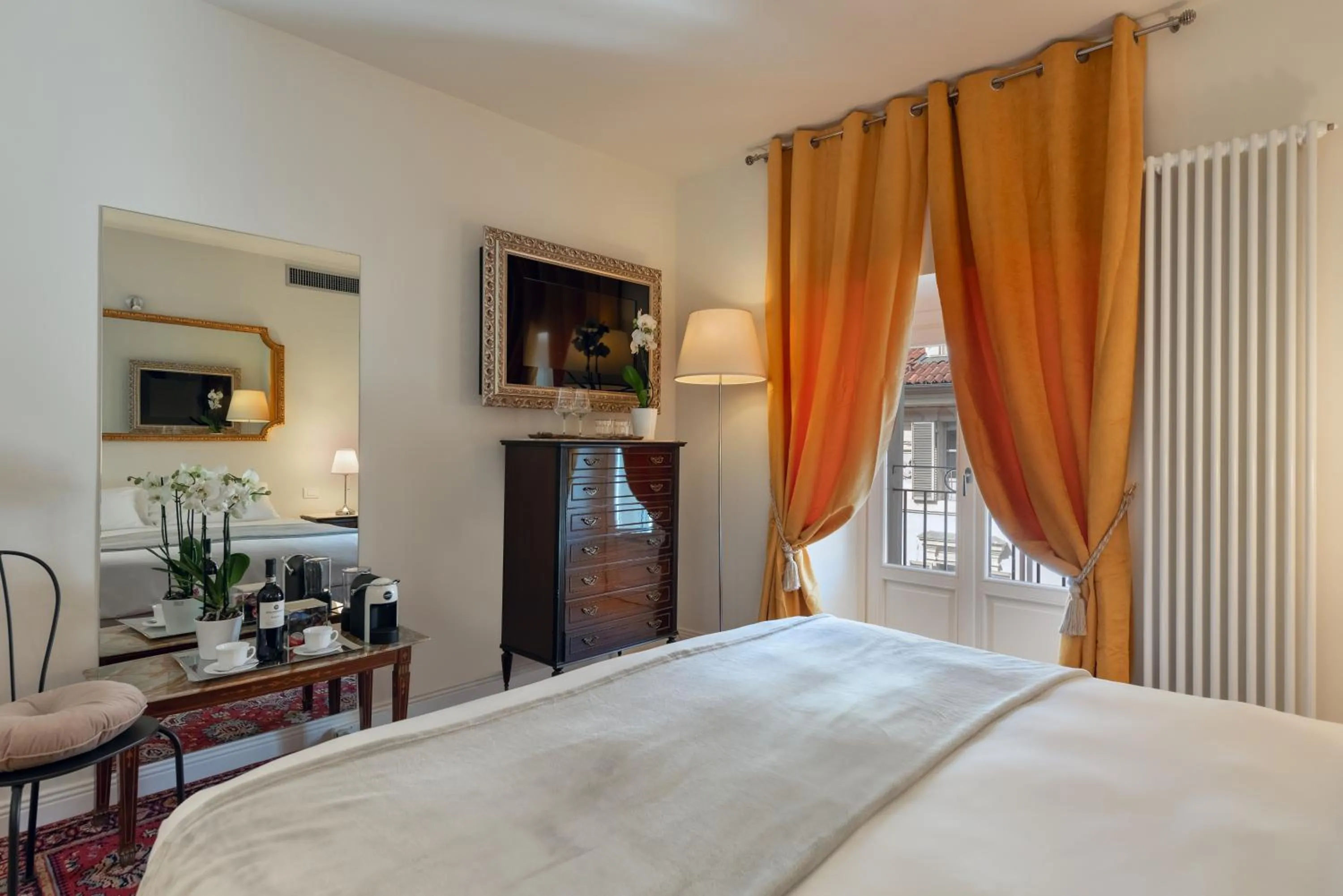 Bed in Corte Realdi Luxury Rooms Torino