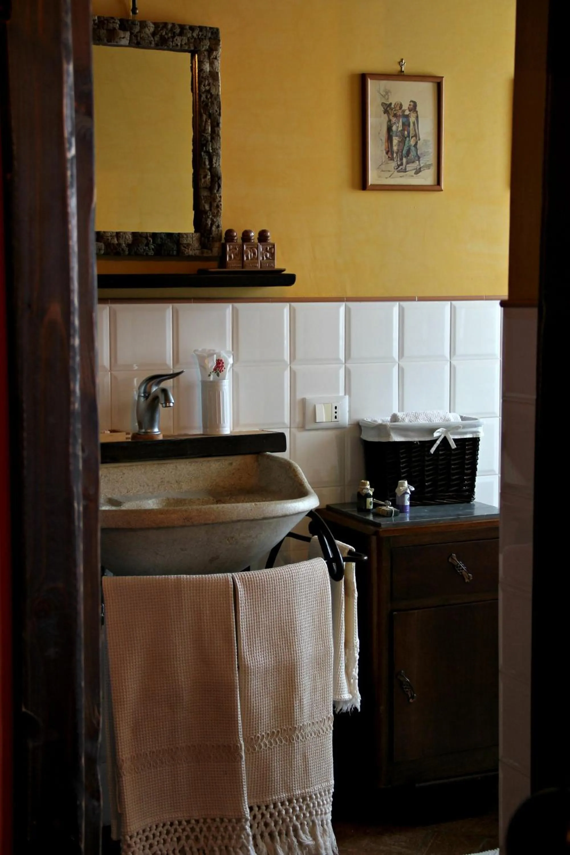 Bathroom in Al Vecchio Fontanile B&B
