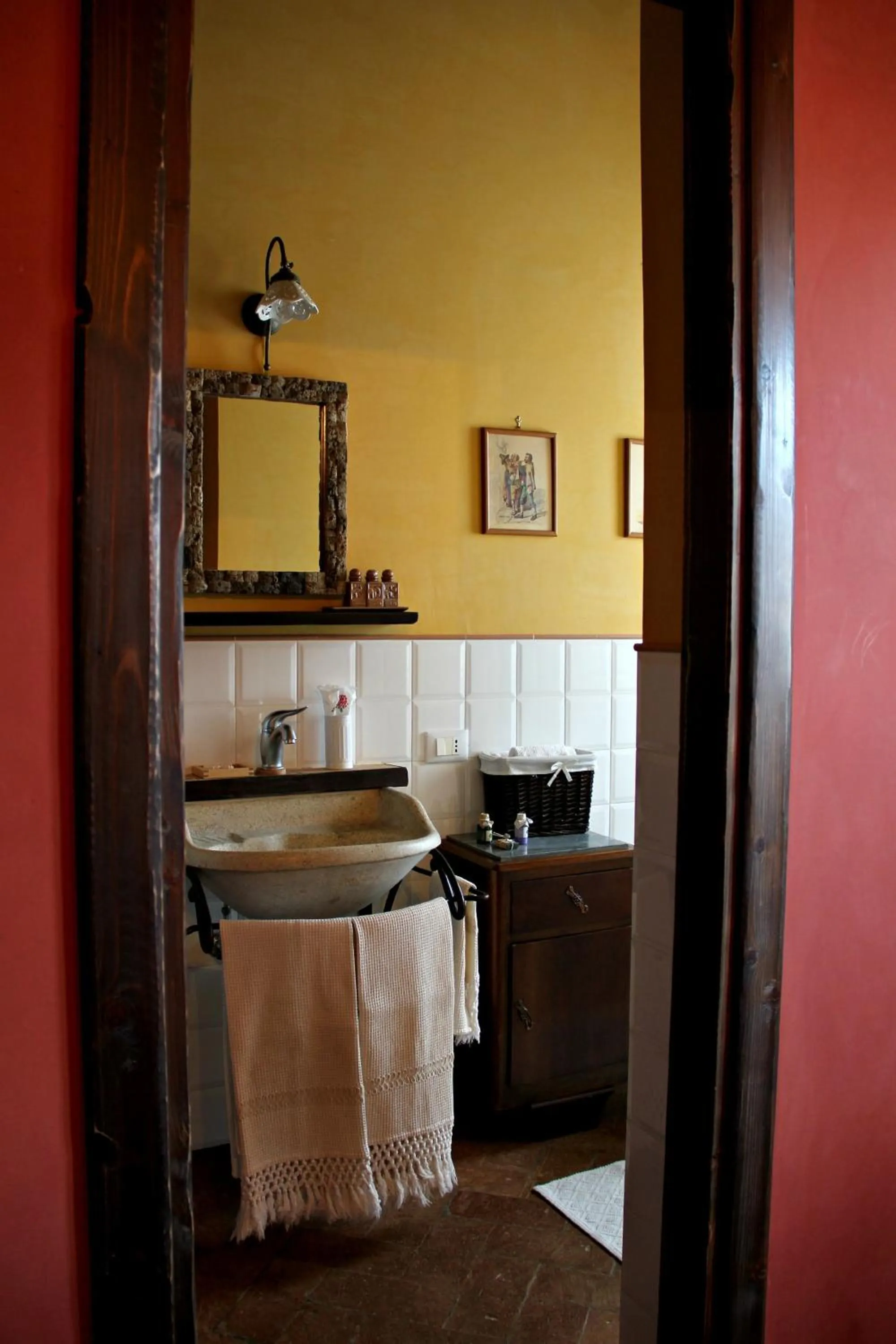 Bathroom in Al Vecchio Fontanile B&B