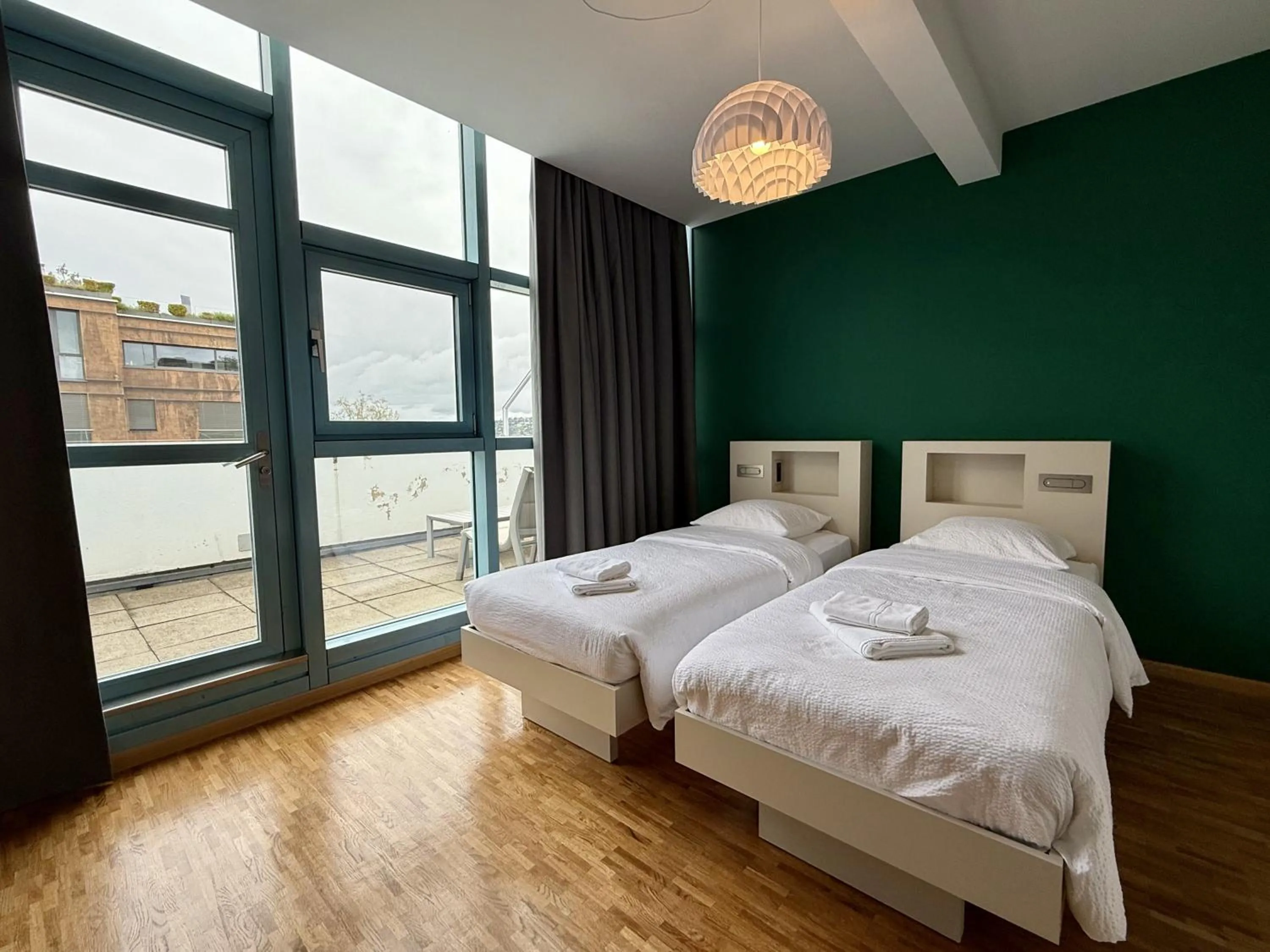 Bedroom, Bed in Geneva Hostel