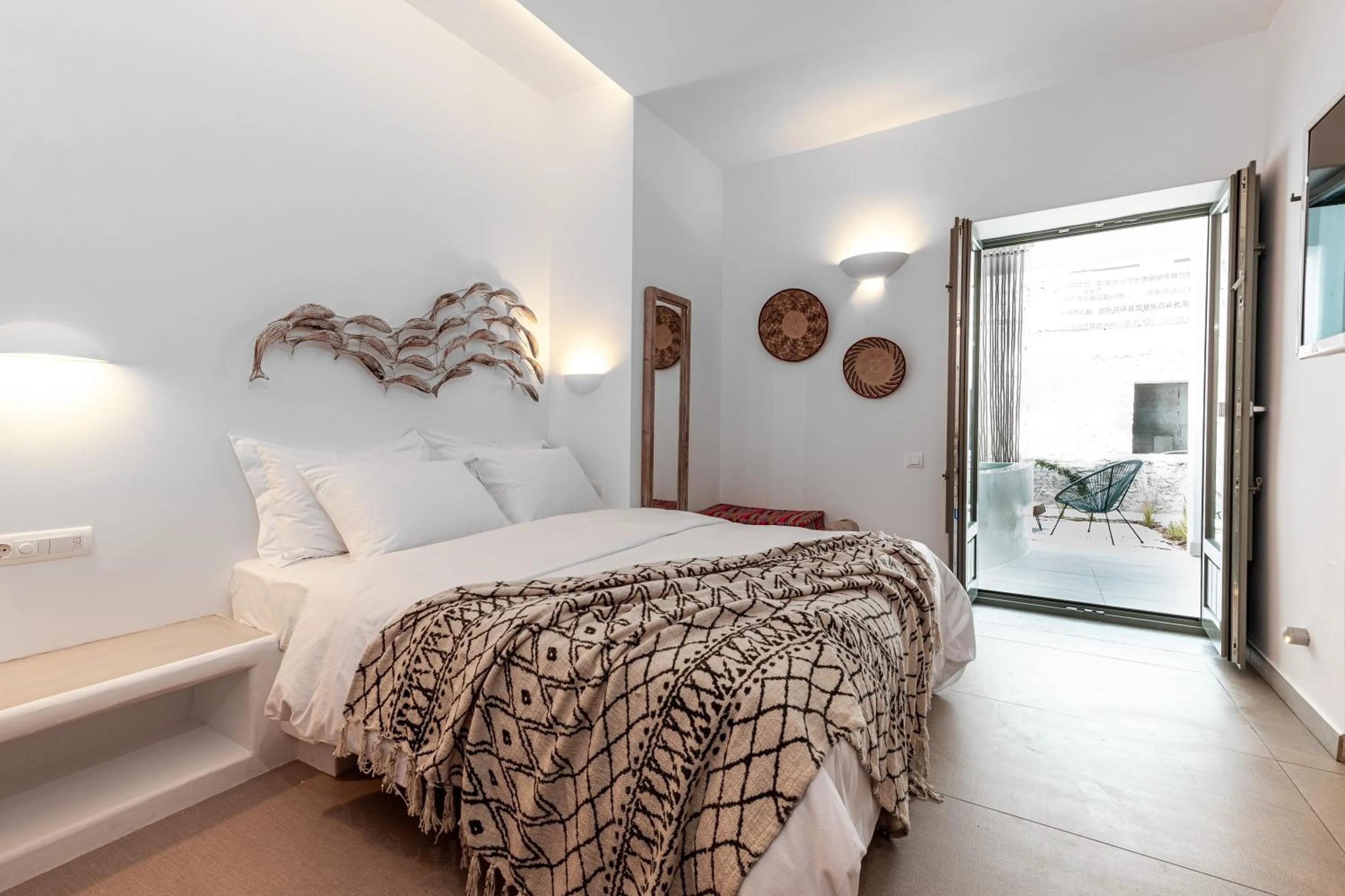 Bed in Bohemian Luxury Boutique Hotel, Adults Only