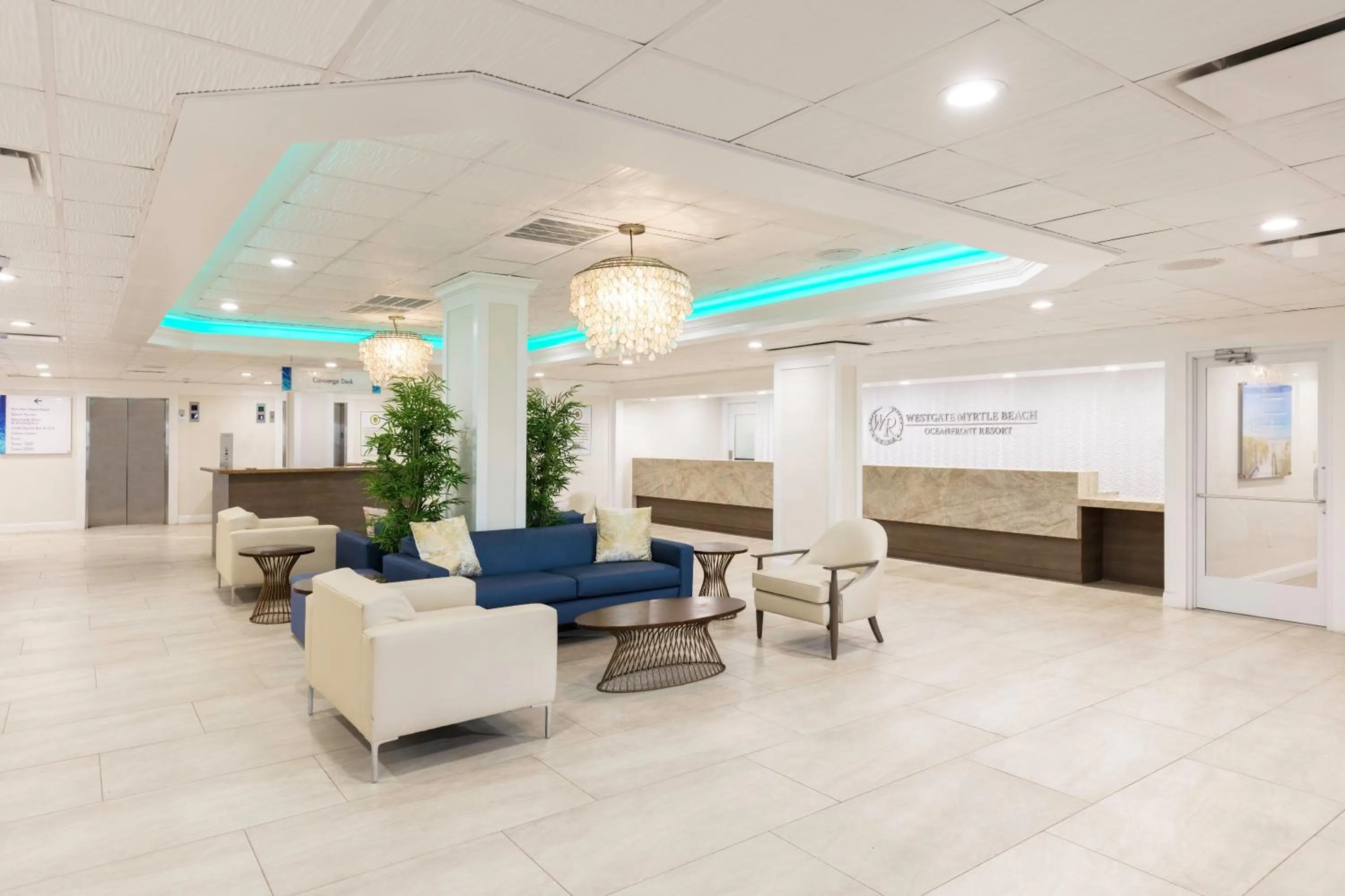 Lobby or reception in Westgate Myrtle Beach Oceanfront Resort