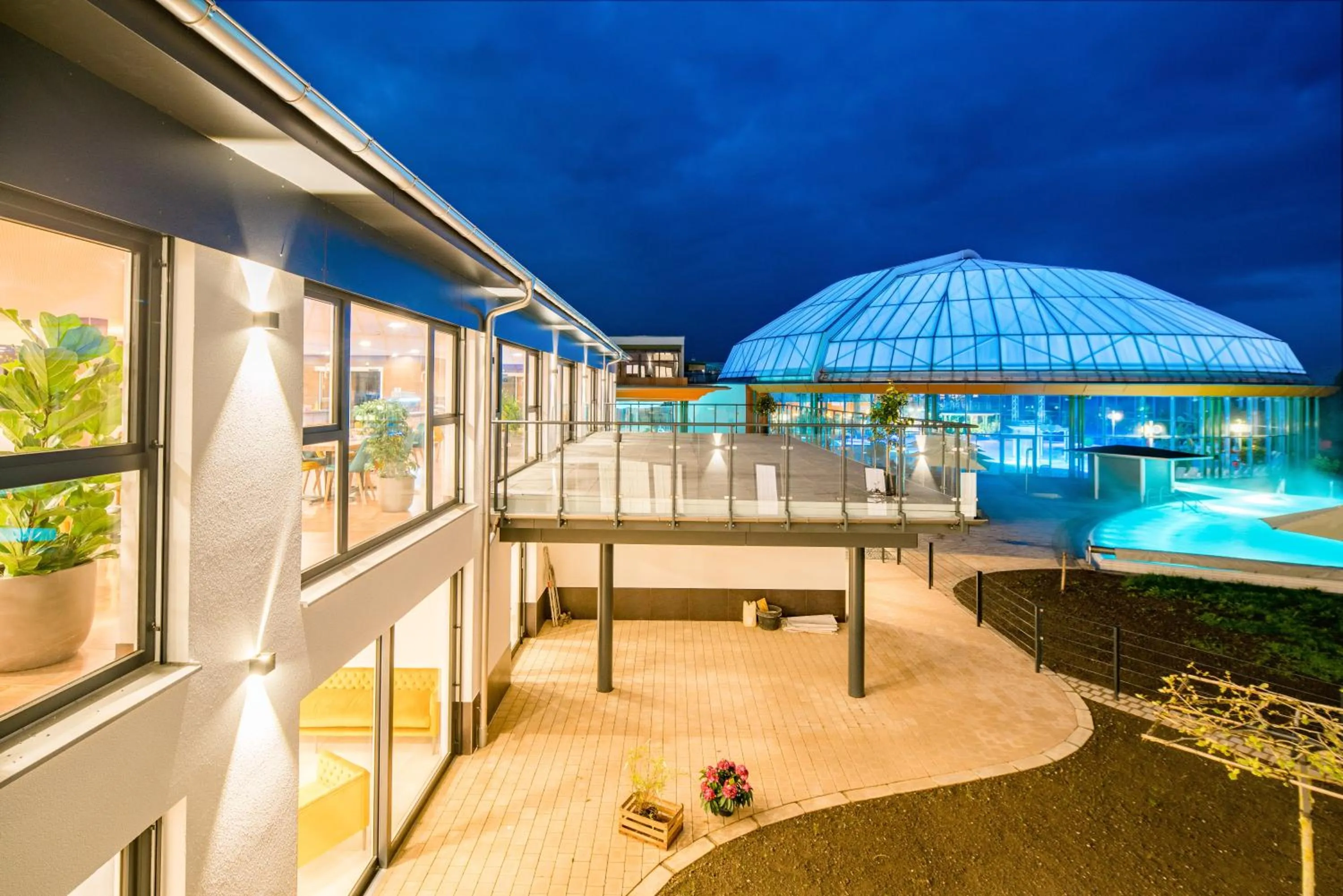 Hot Spring Bath in Thermalhotel Aulendorf