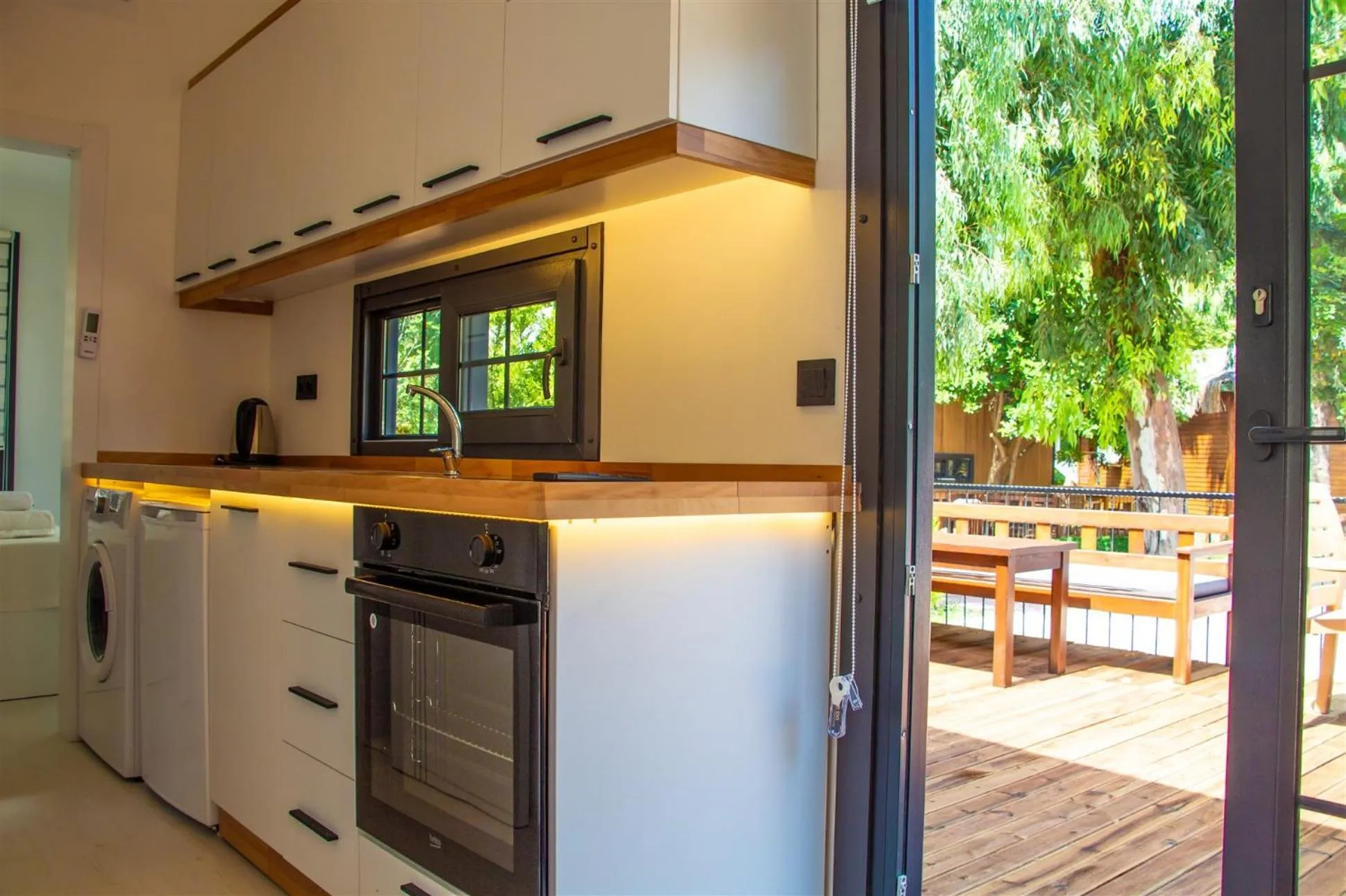 Kitchen or kitchenette in Suna Village Hotel & Bungalow Fethiye