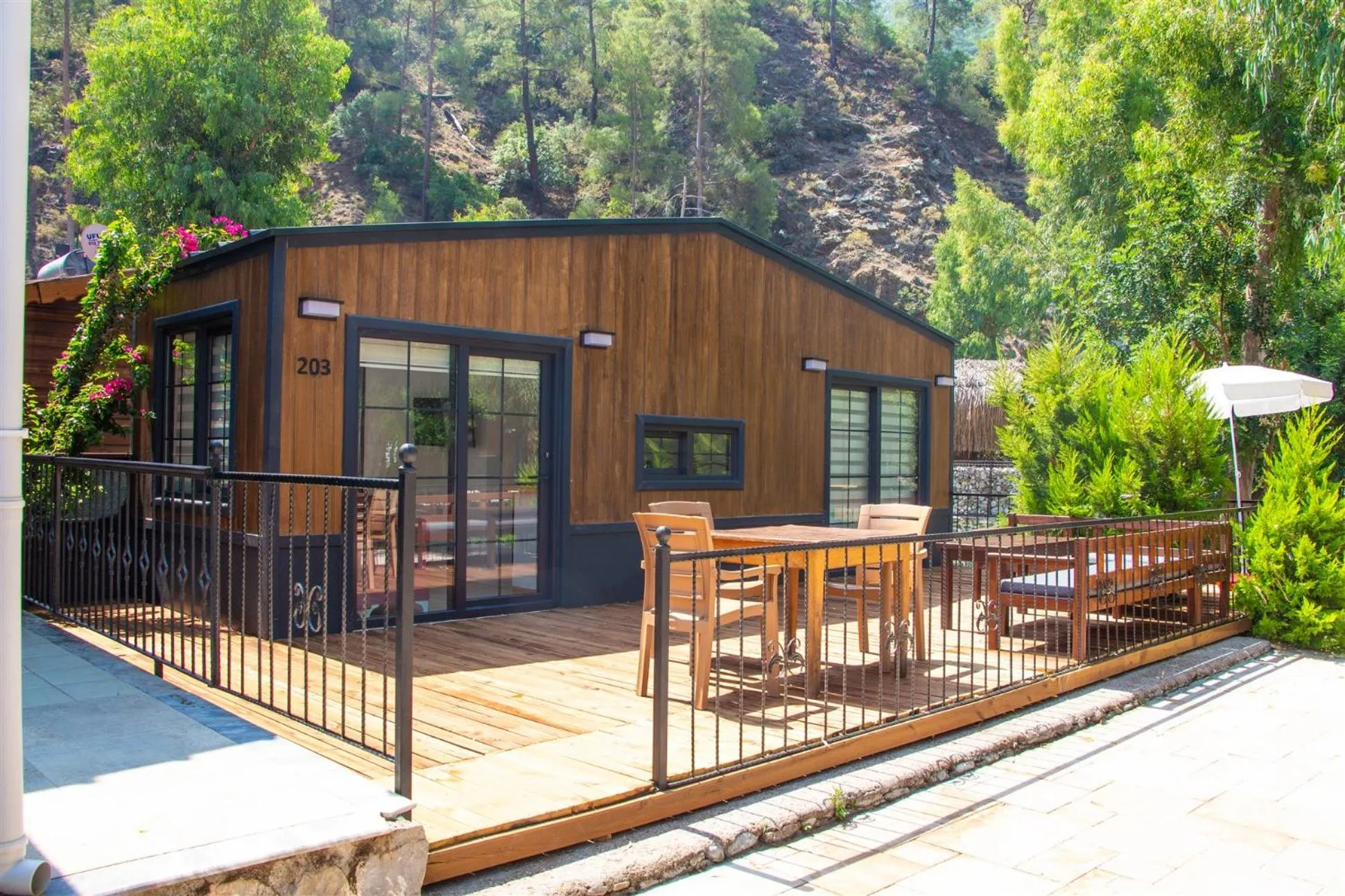 Patio in Suna Village Hotel & Bungalow Fethiye