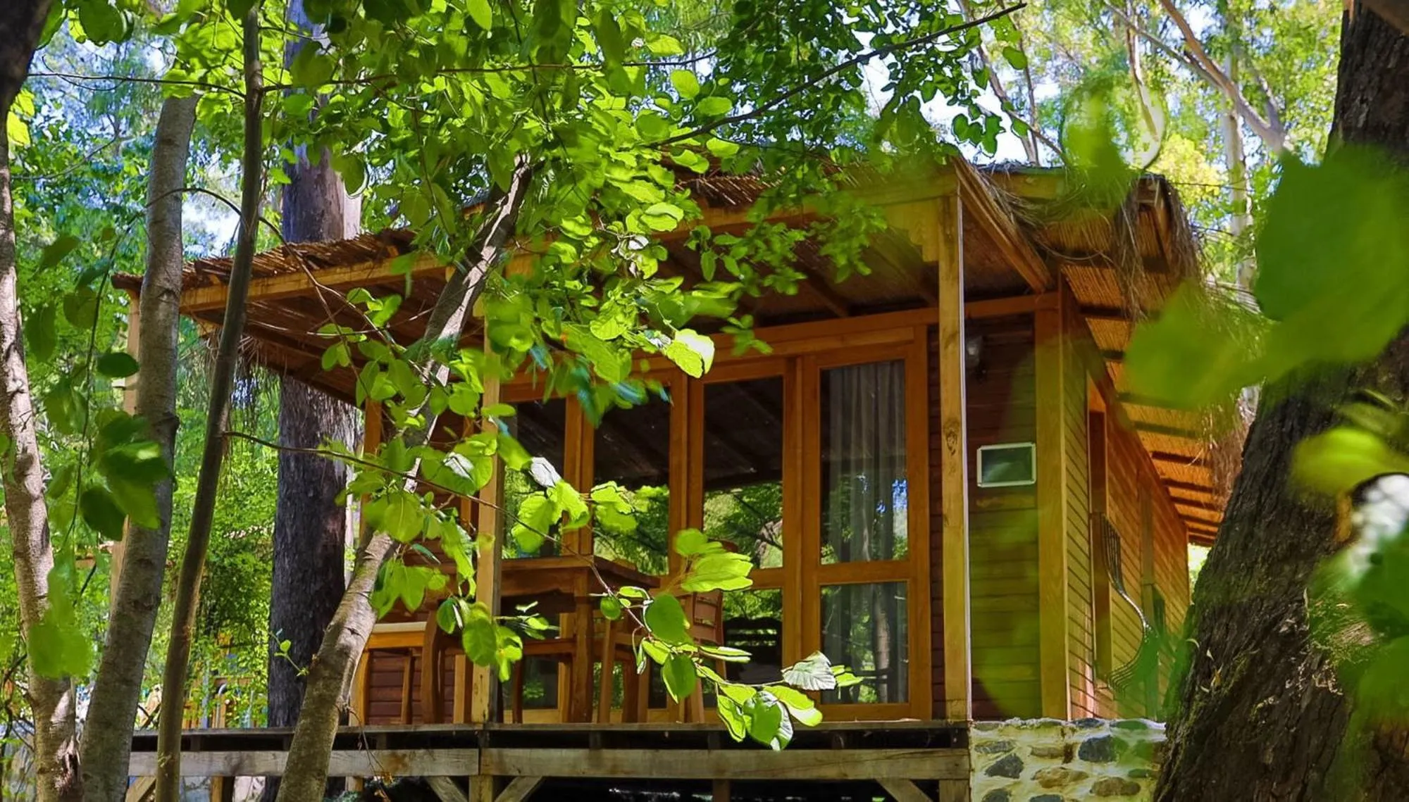 Balcony/Terrace in Suna Village Hotel & Bungalow Fethiye