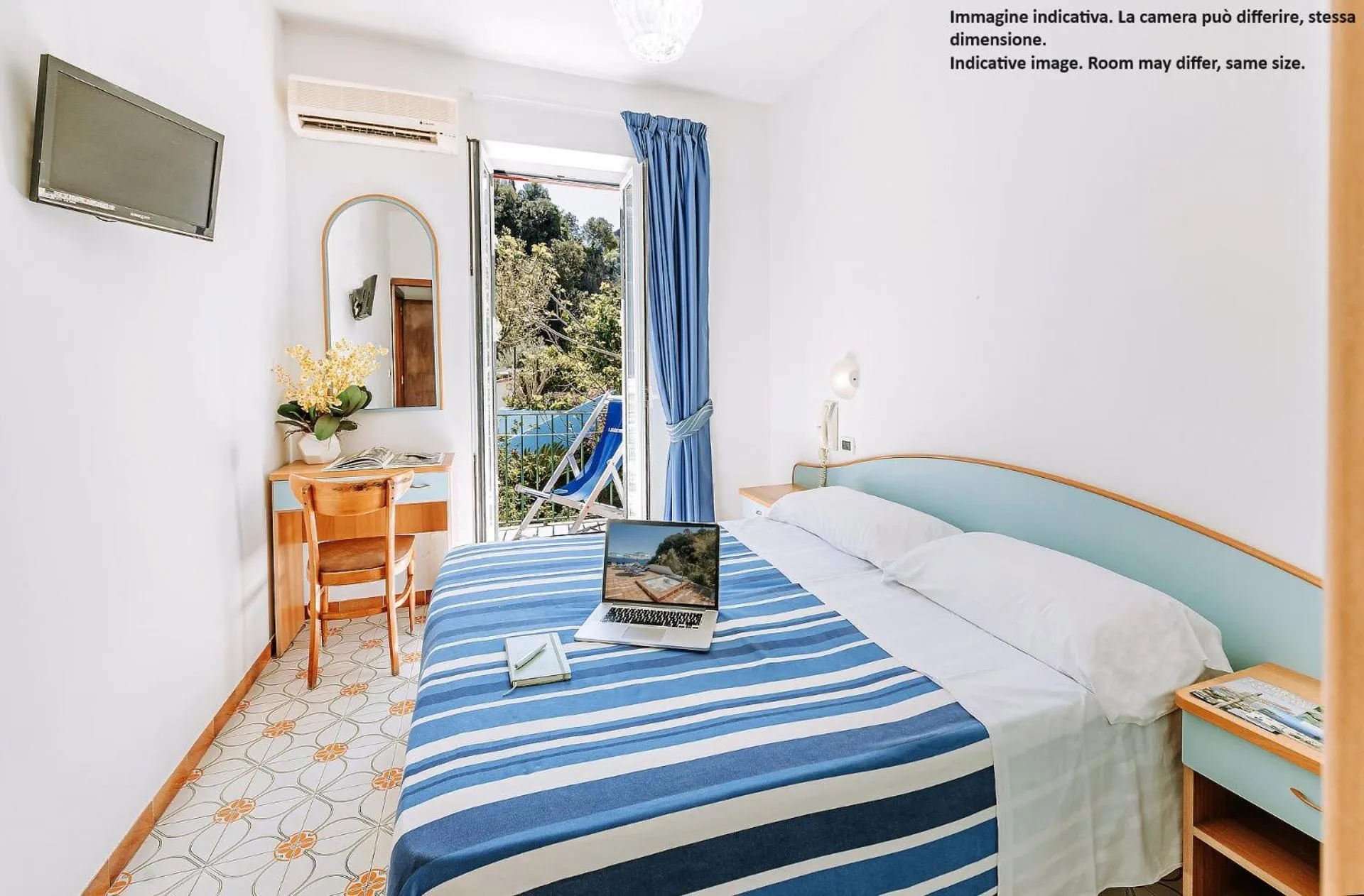 Bedroom, Bed in Hotel Bagnitiello