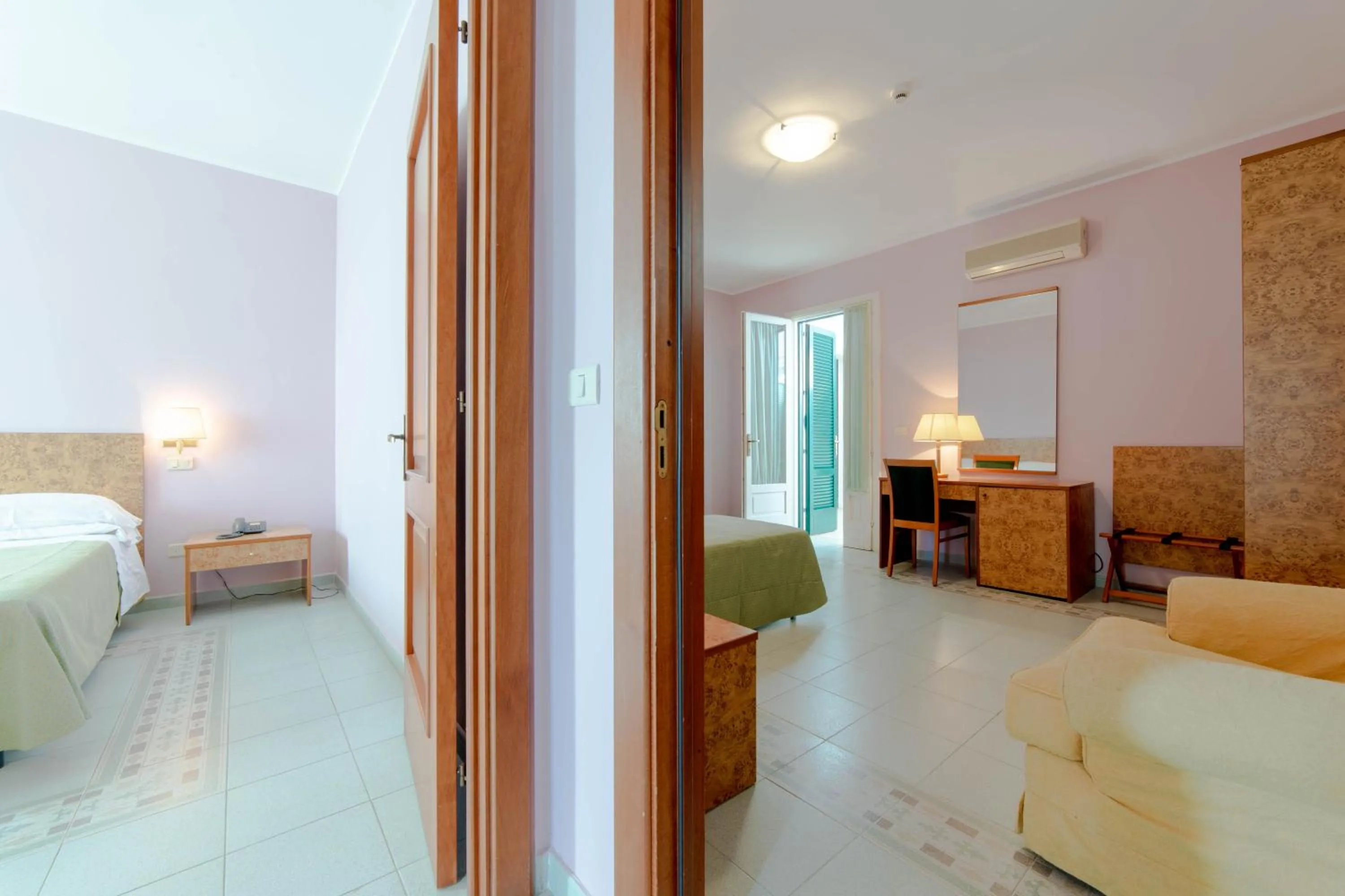 Bed in Antica Masseria Li Sauli