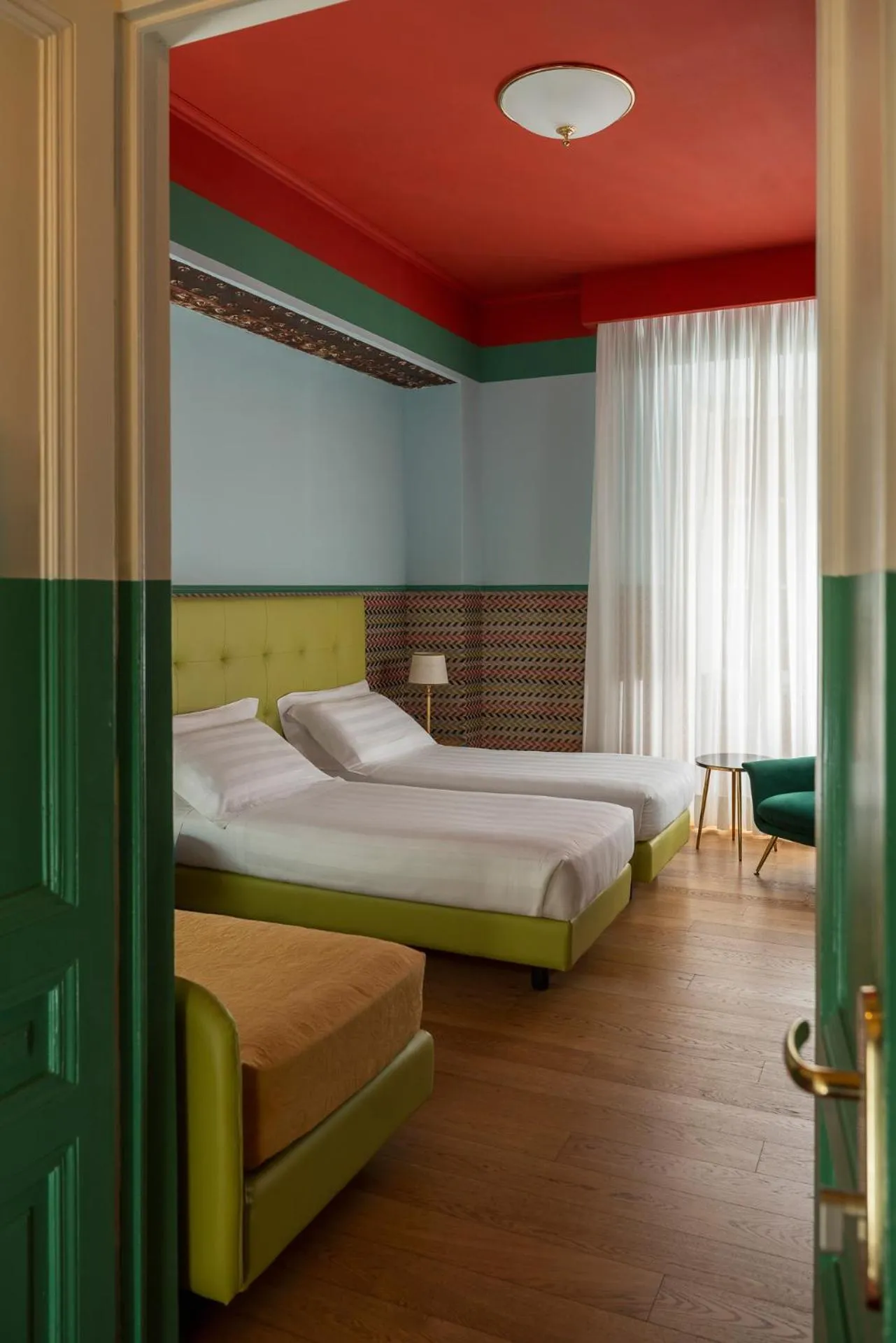 Bed in Hotel Oceania