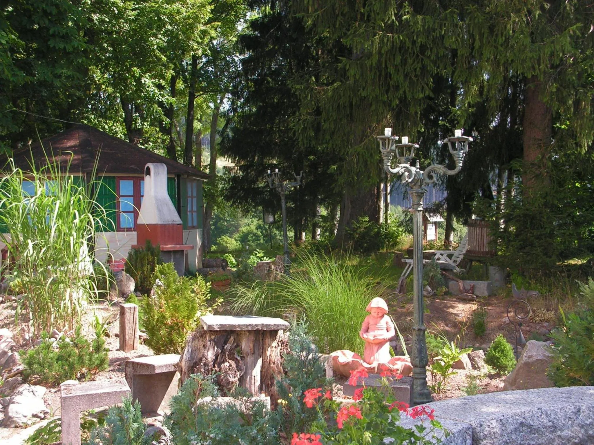 BBQ facilities in Hotel Sternen