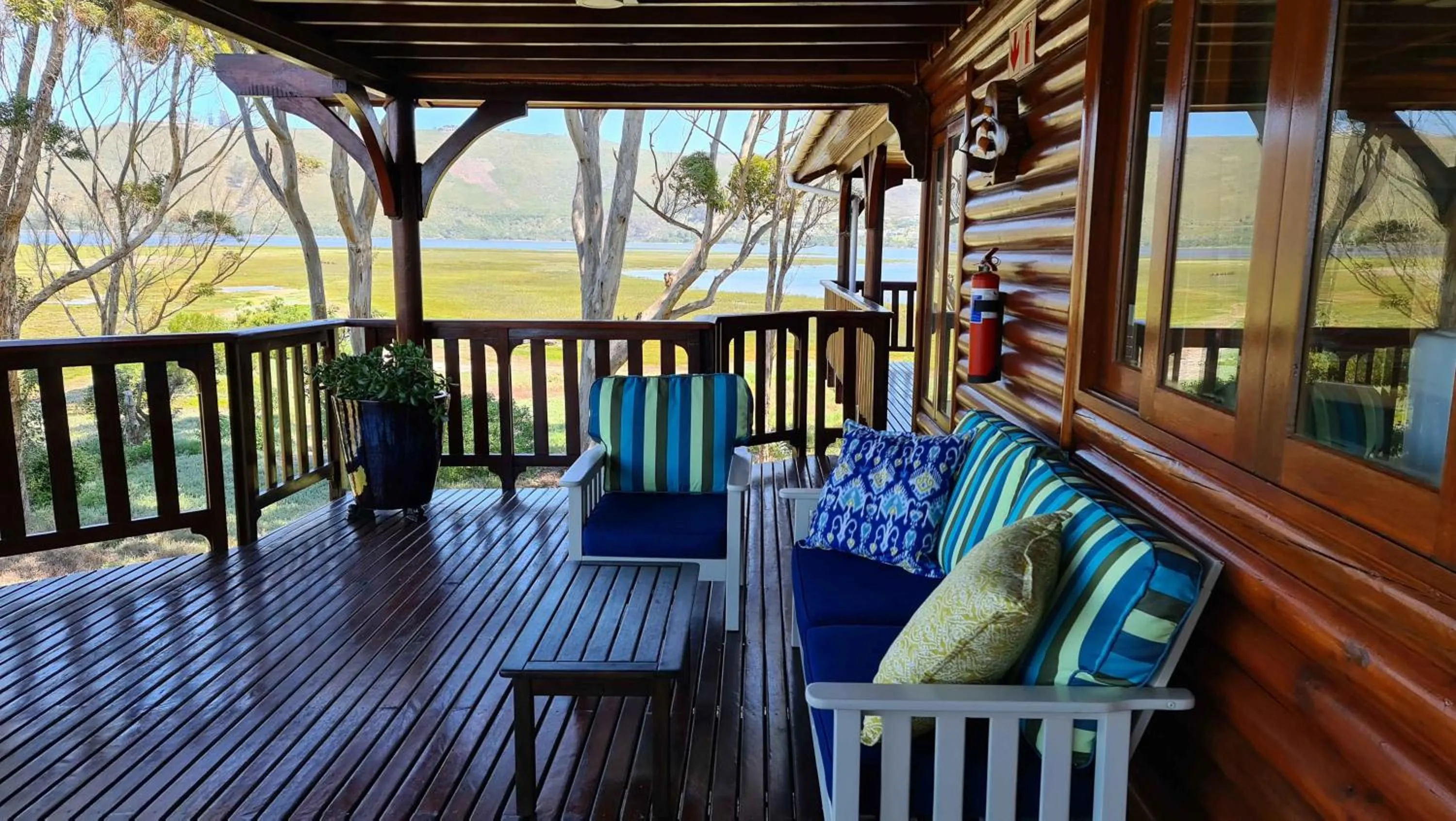 Patio in Oyster Creek Lodge